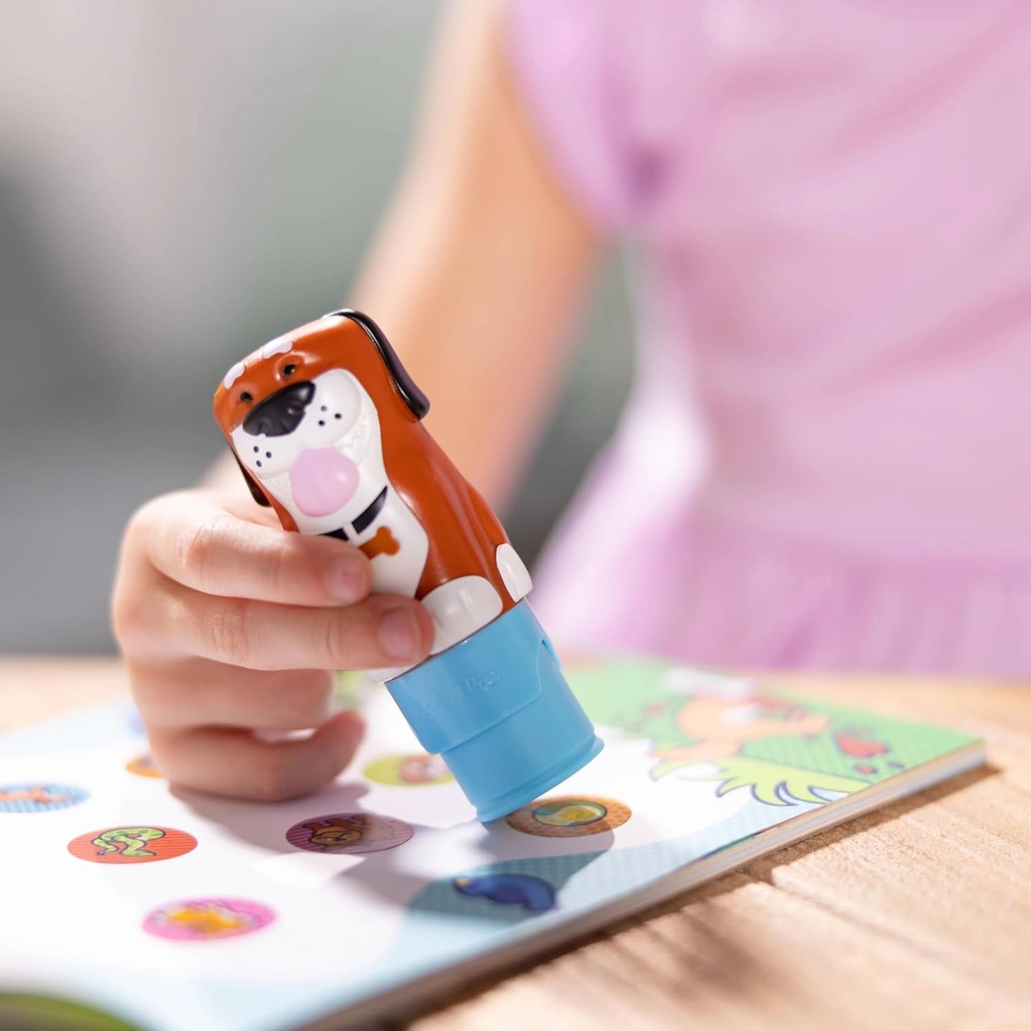 Melissa & Doug Sticker WOW! Activity Pad & Sticker Stamper (8 Titles) - Pupsik Singapore