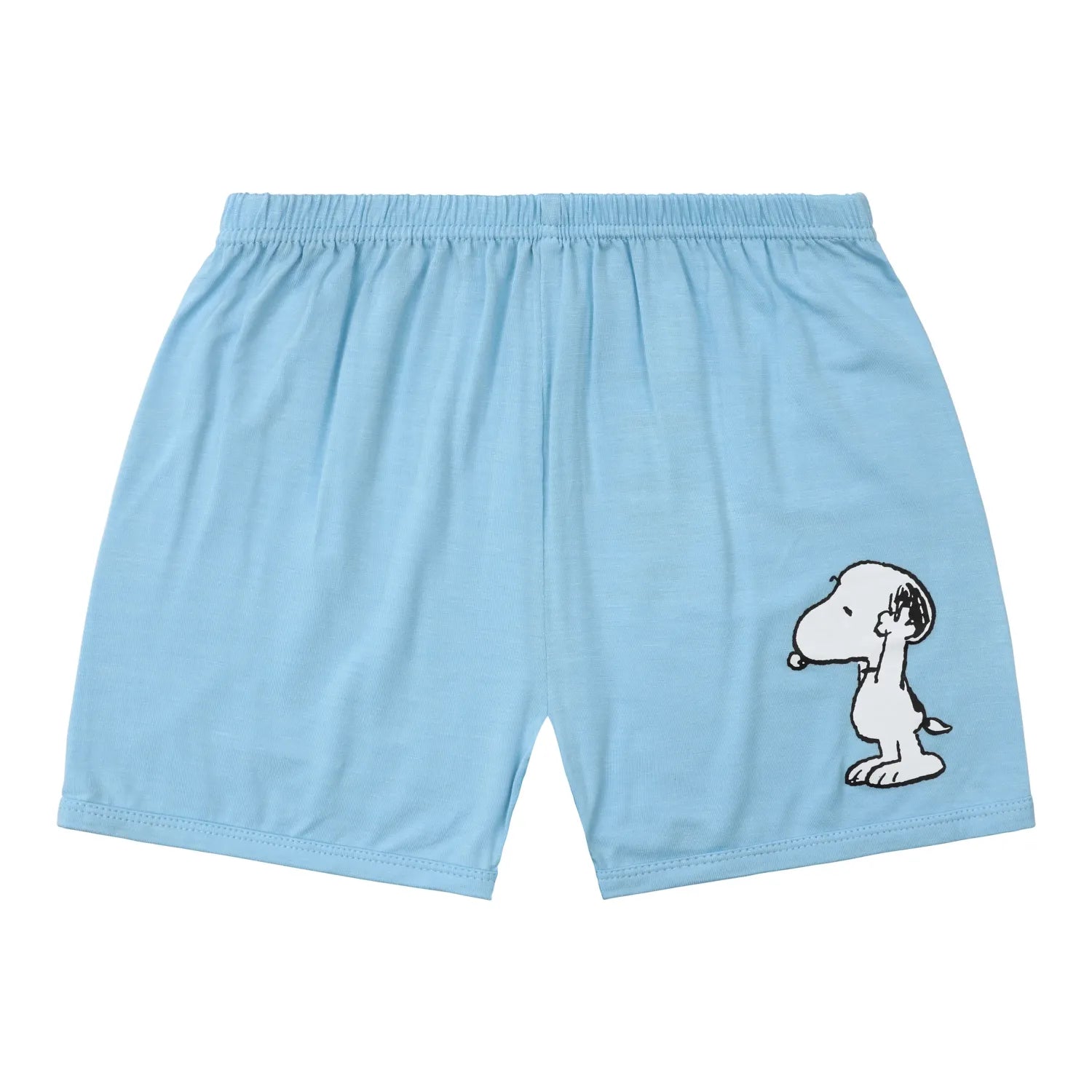 Baa Baa Sheepz Short Sleeve T-Shirt & Shorts - Snoopy S30 Blue (4 Sizes) - Pupsik Singapore