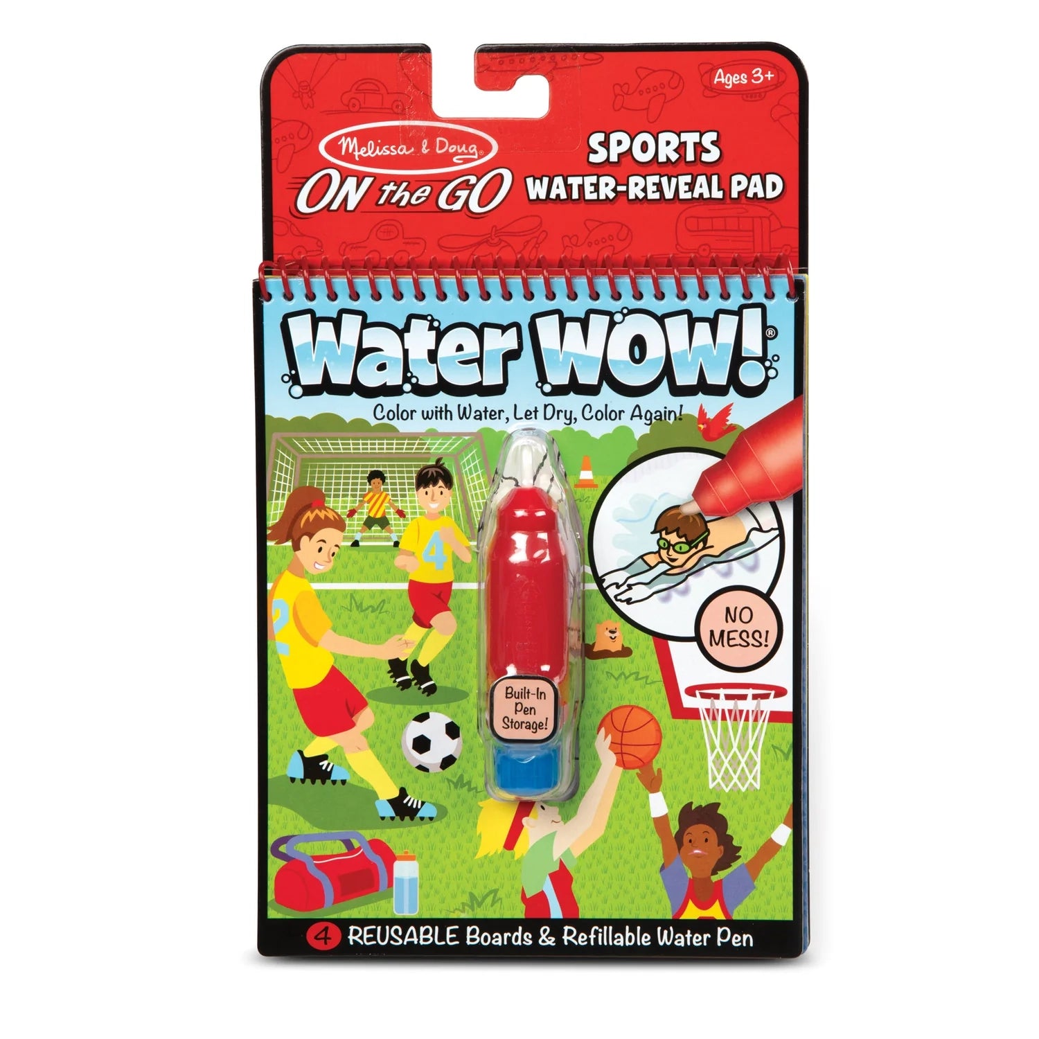 Melissa & Doug Water Wow! Brush Colouring Pad (13 Titles) - Pupsik Singapore