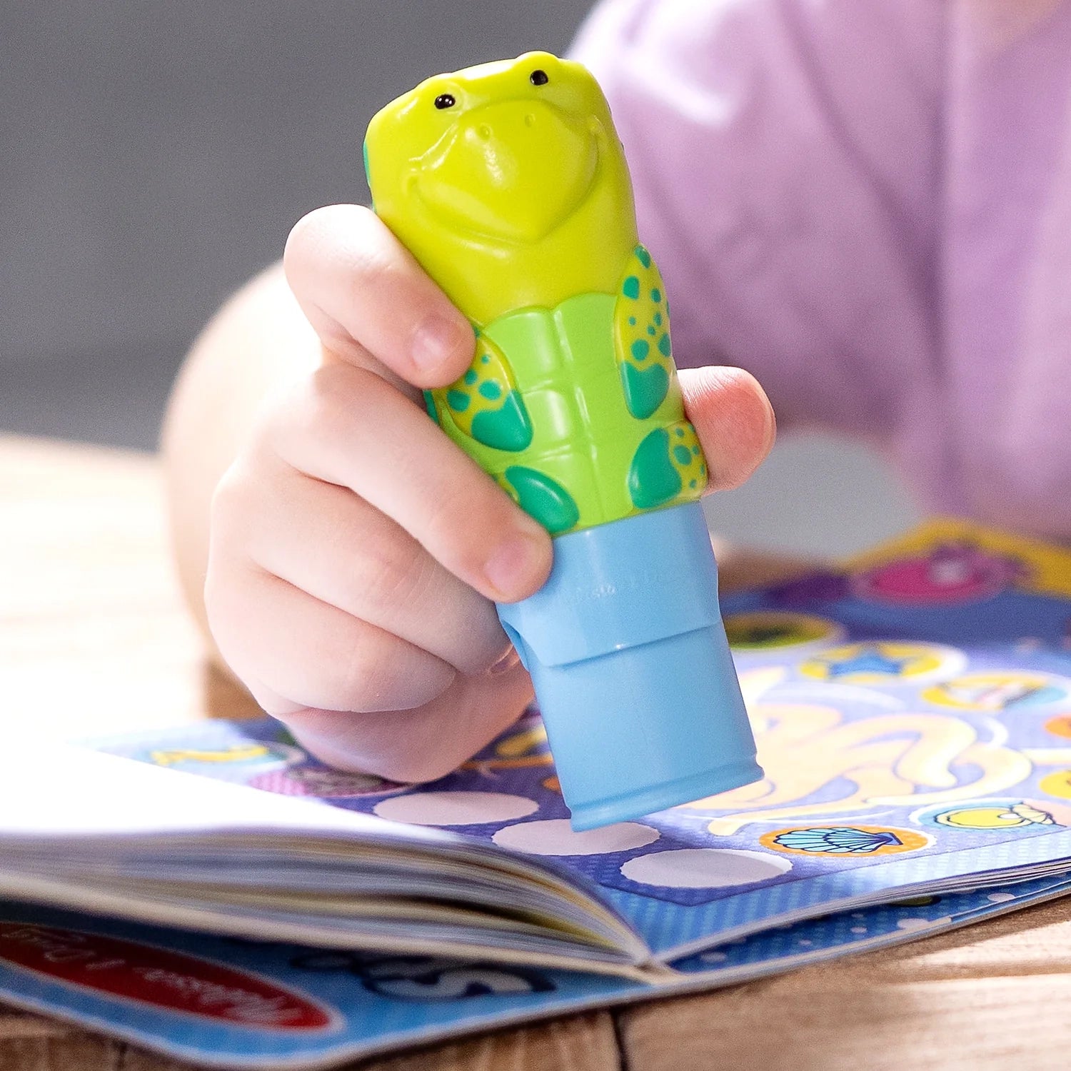 Melissa & Doug Sticker WOW! Activity Pad & Sticker Stamper (8 Titles) - Pupsik Singapore