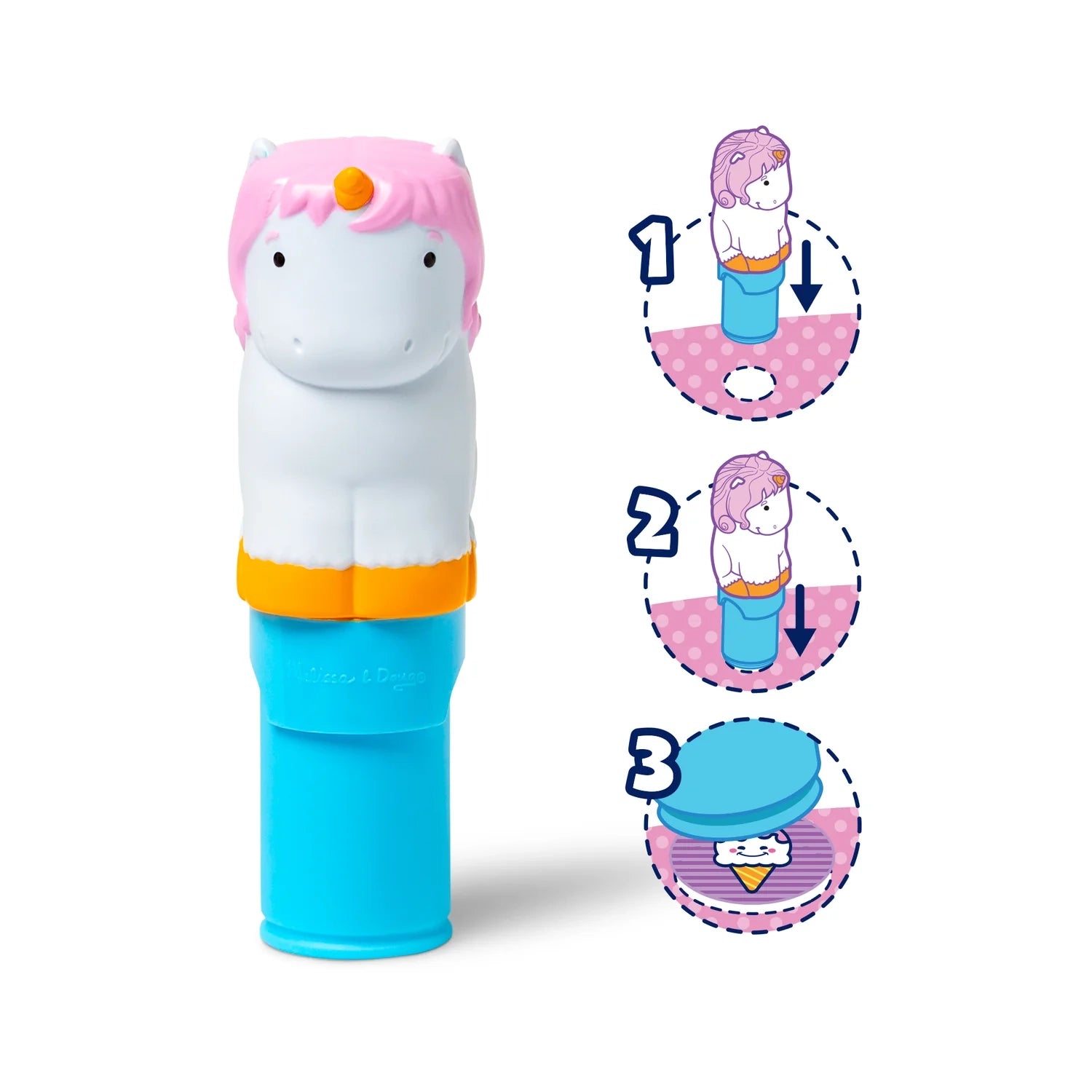 Melissa & Doug Sticker WOW! Activity Pad & Sticker Stamper (8 Titles) - Pupsik Singapore