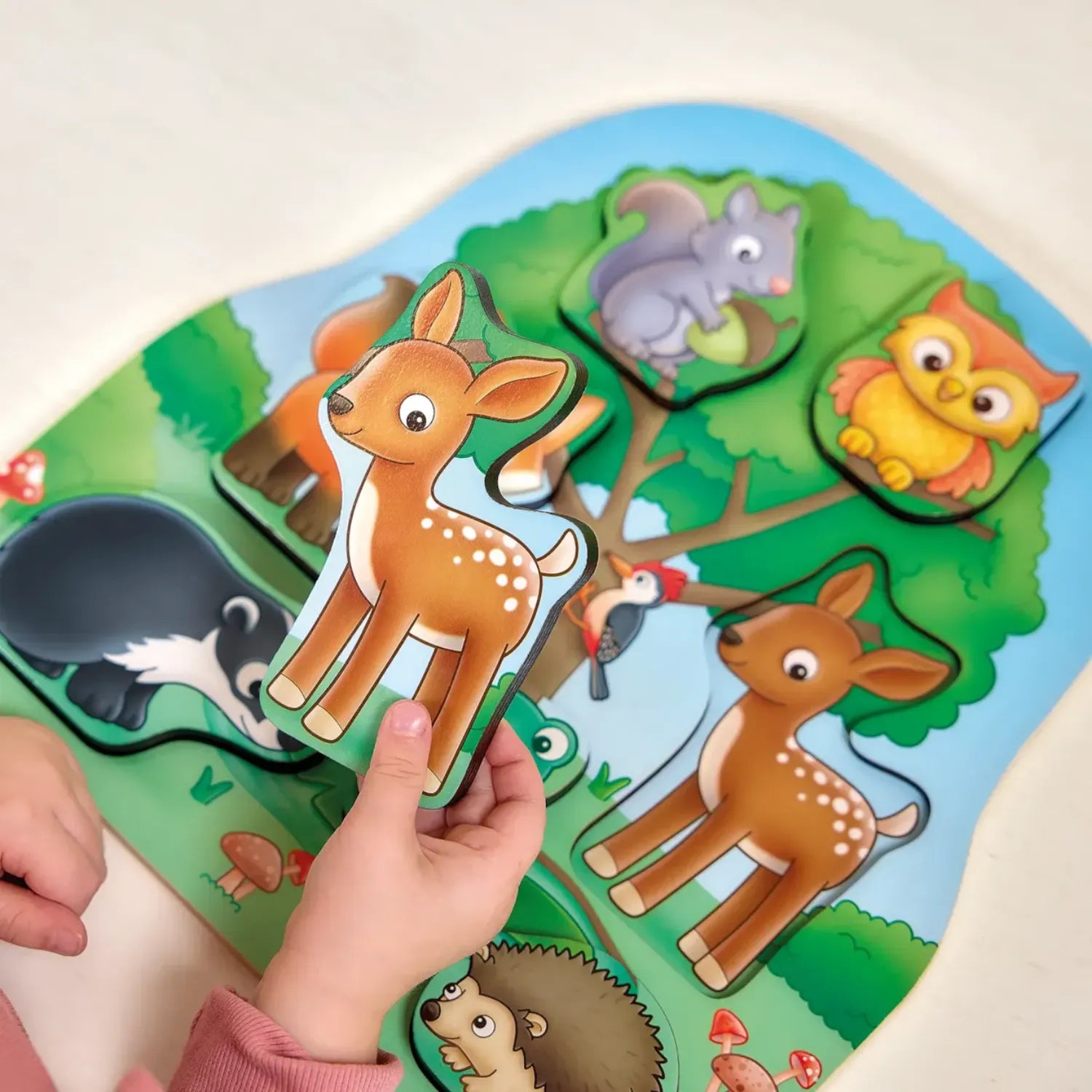 Orchard Toys Woodland Chunky Wooden Puzzle | 1Y+ - Pupsik Singapore