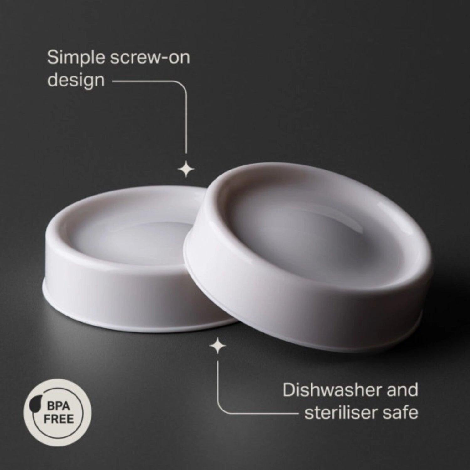 Tommee Tippee Natural Start Bottle Lid, 4pk - Pupsik Singapore