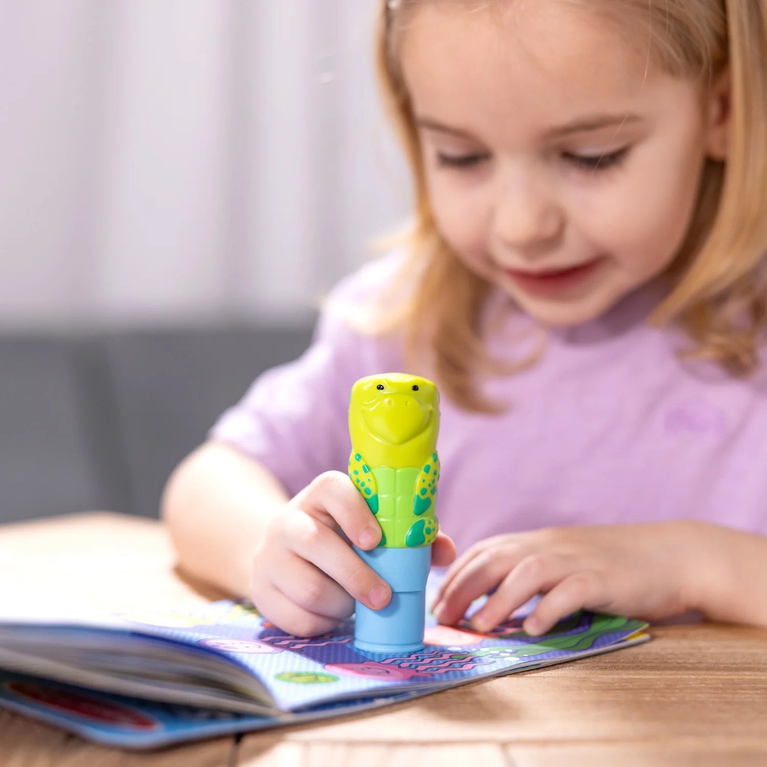 Melissa & Doug Sticker WOW! Activity Pad & Sticker Stamper (8 Titles) - Pupsik Singapore