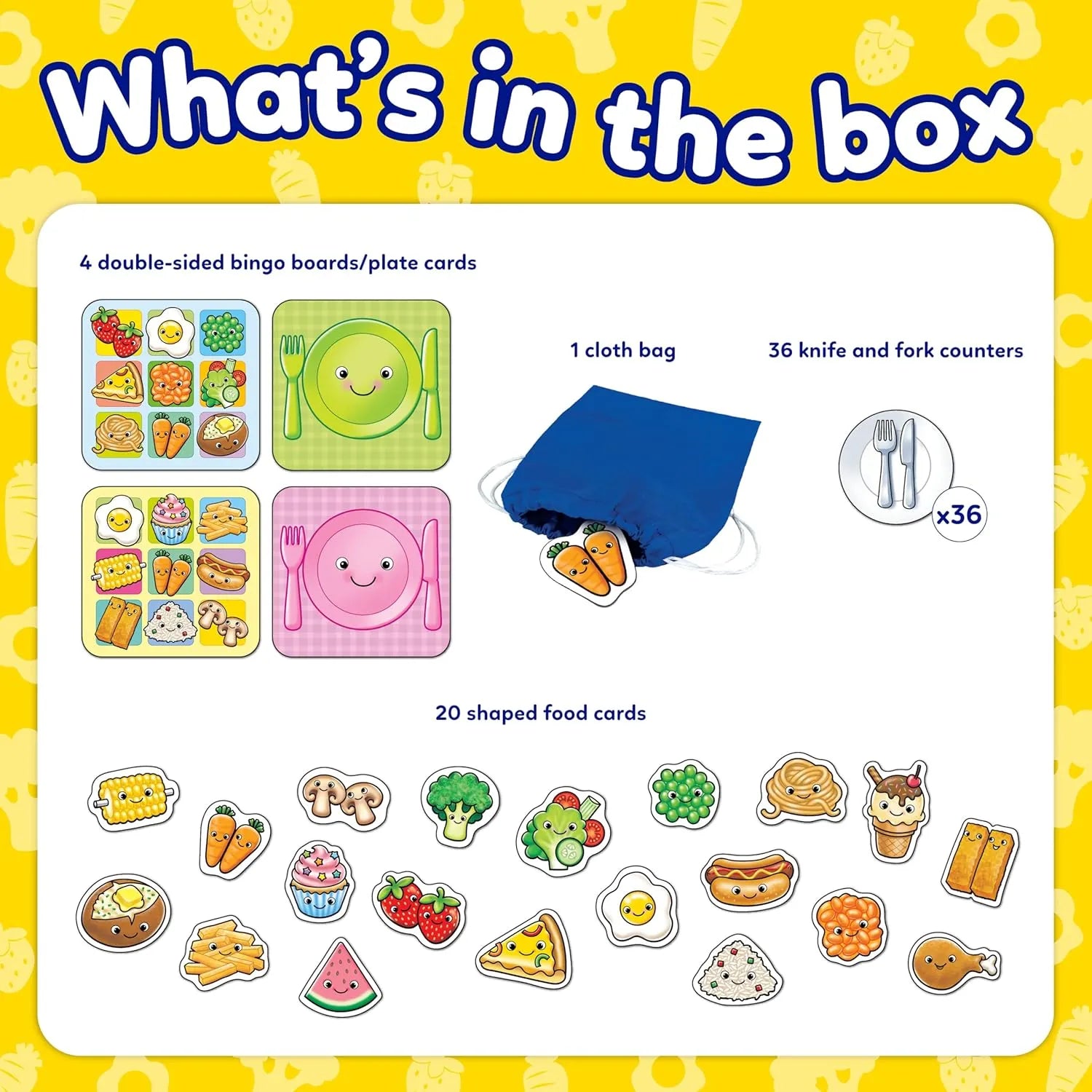 Orchard Toys Fun Food Bingo Game | 3Y+ - Pupsik Singapore