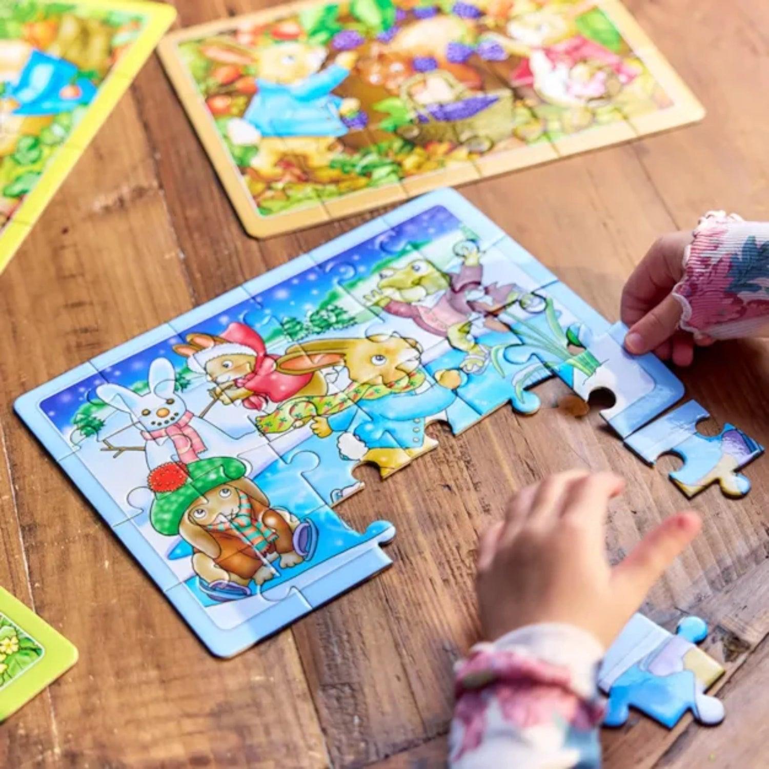 Orchard Toys Peter Rabbit 4-in-a-Box Puzzles | 3Y+ - Pupsik Singapore