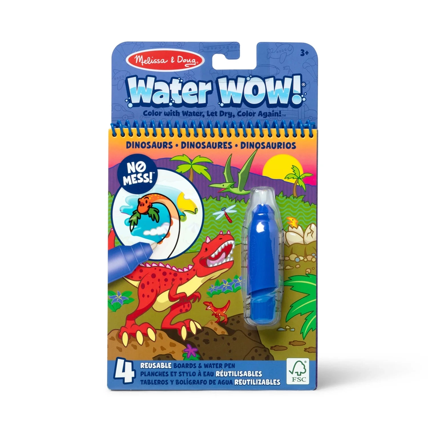 Melissa & Doug Water Wow! Brush Colouring Pad (13 Titles) - Pupsik Singapore