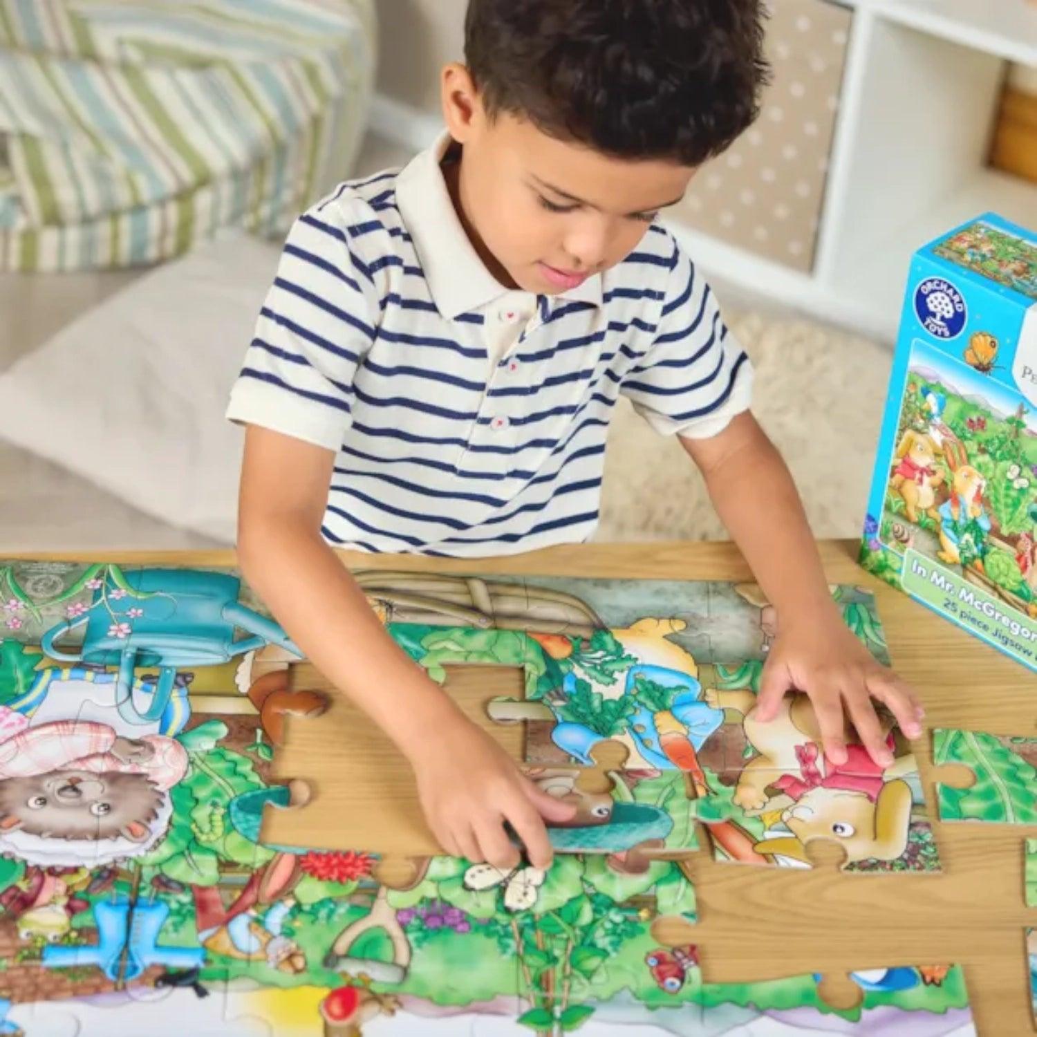 Orchard Toys Peter Rabbit In Mr. McGregor's Garden Jigsaw Puzzle | 3Y+ - Pupsik Singapore