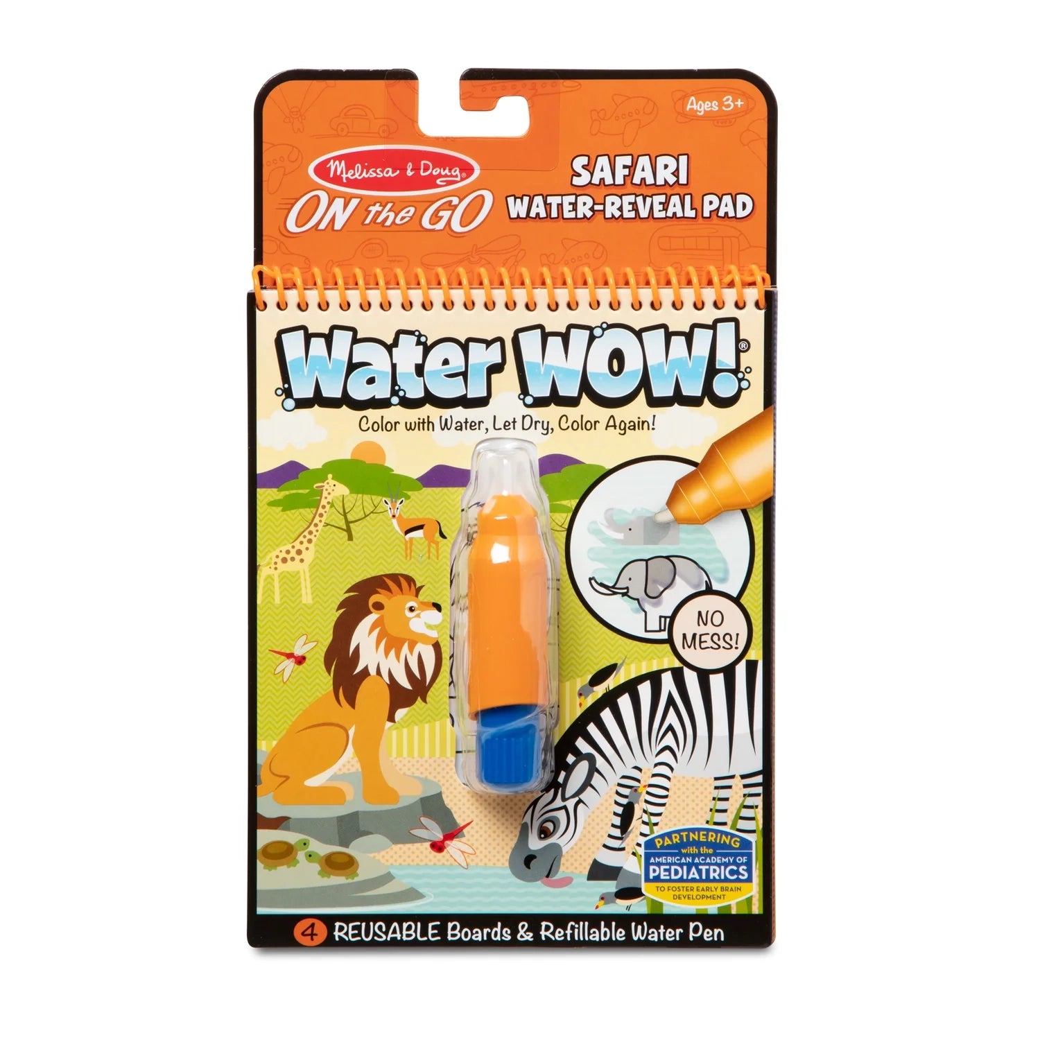 Melissa & Doug Water Wow! Brush Colouring Pad (13 Titles) - Pupsik Singapore