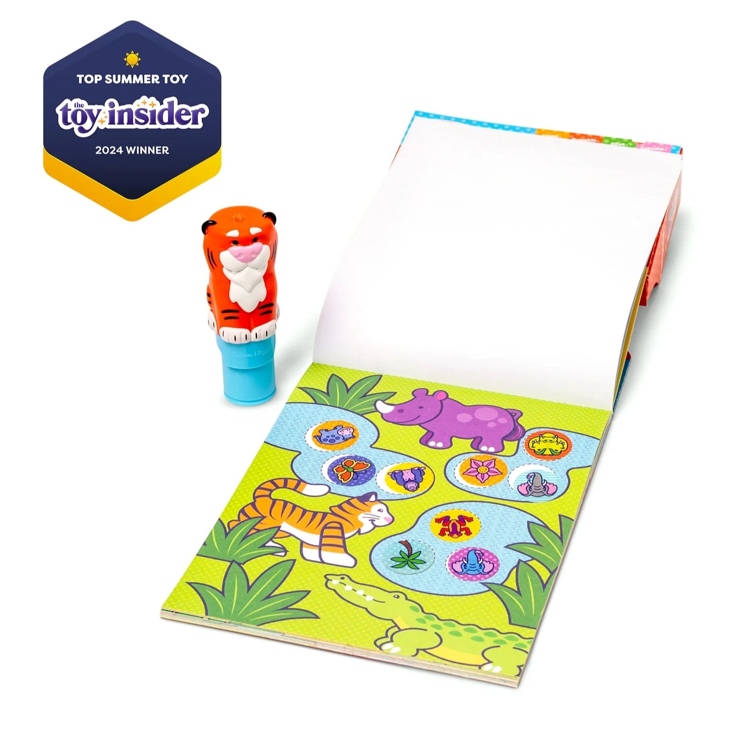 Melissa & Doug Sticker WOW! Activity Pad & Sticker Stamper (8 Titles) - Pupsik Singapore