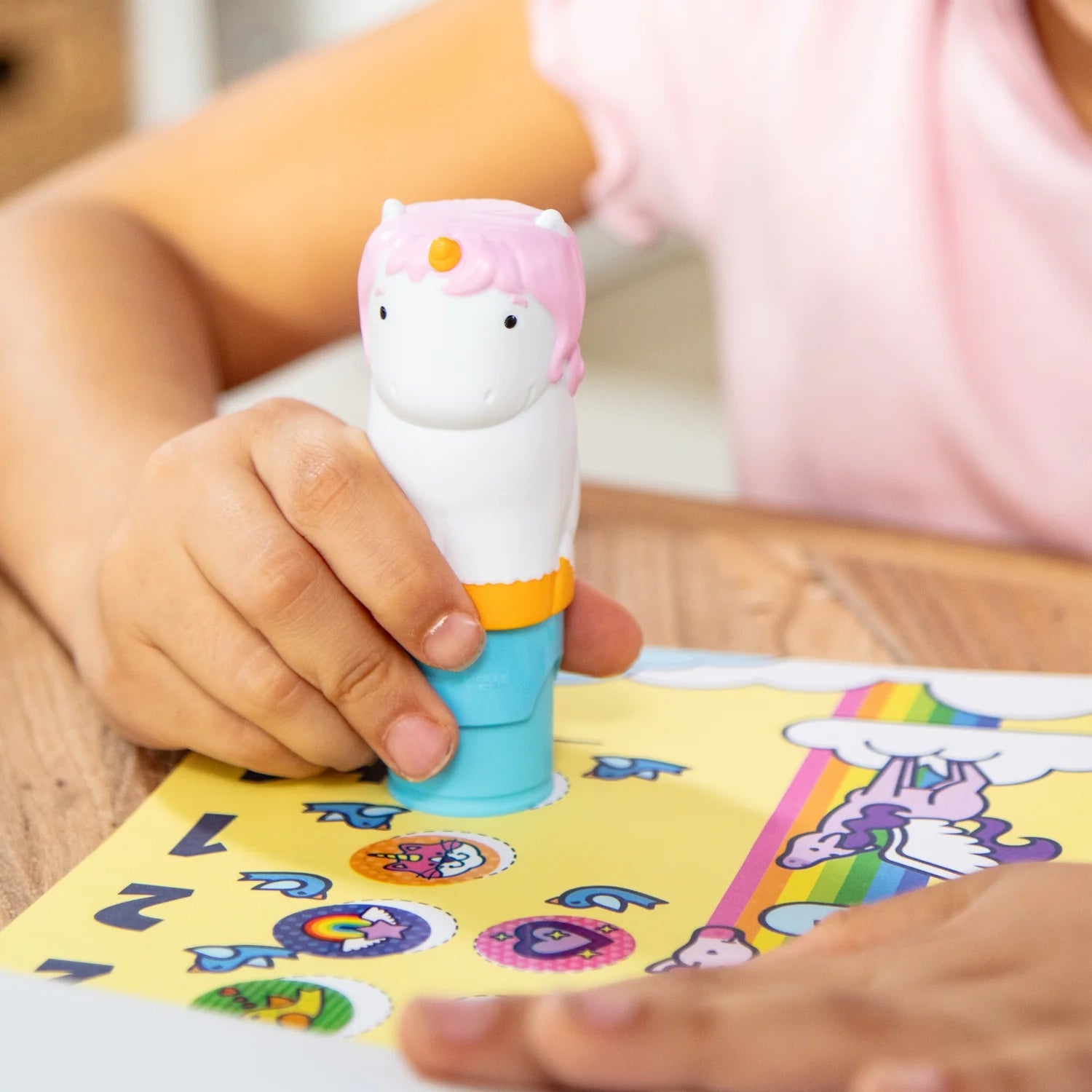 Melissa & Doug Sticker WOW! Activity Pad & Sticker Stamper (8 Titles) - Pupsik Singapore