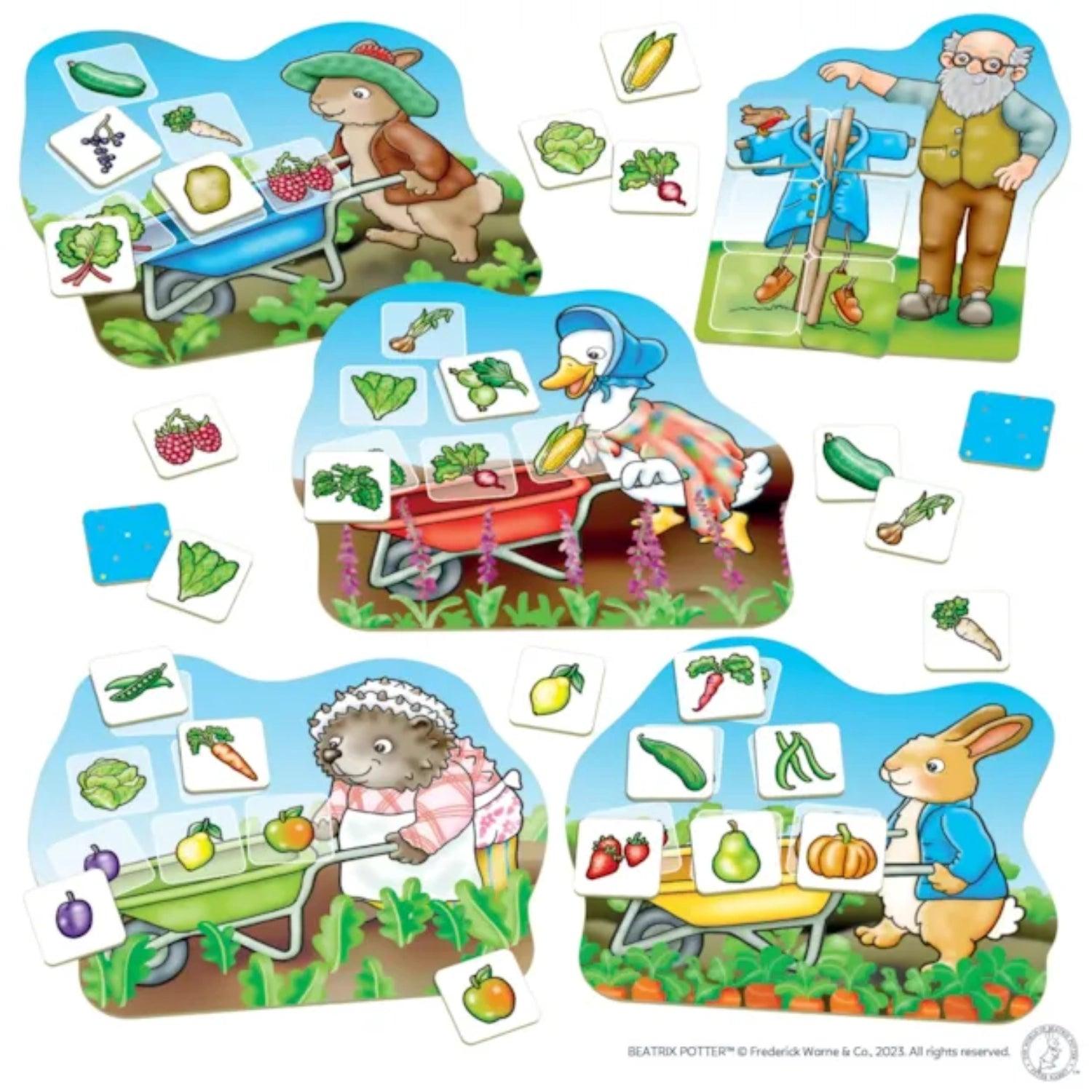 Orchard Toys Peter Rabbit Veg Patch Lotto Game | 3Y+ - Pupsik Singapore