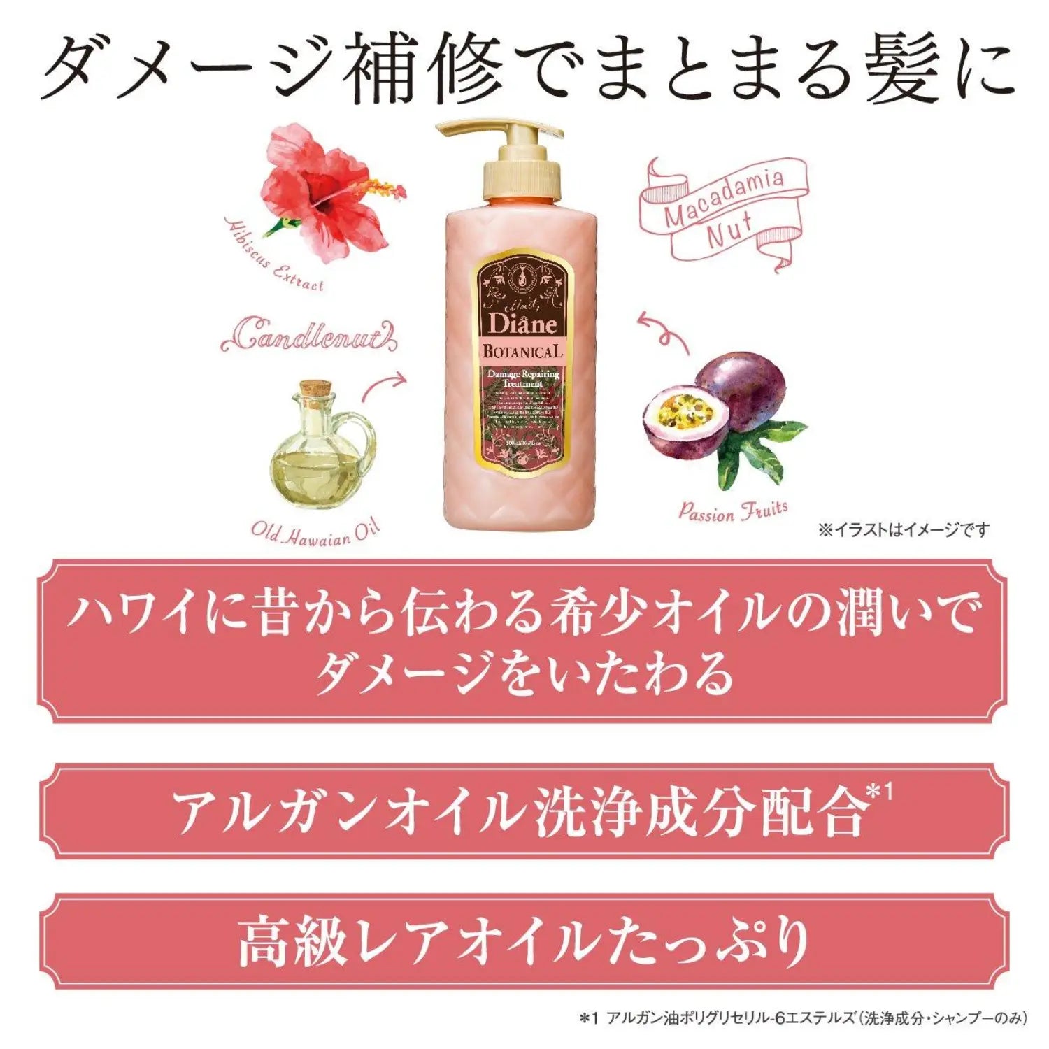 Moist Diane Botanical Damage Repairing Treatment (480ml) - Pupsik Singapore