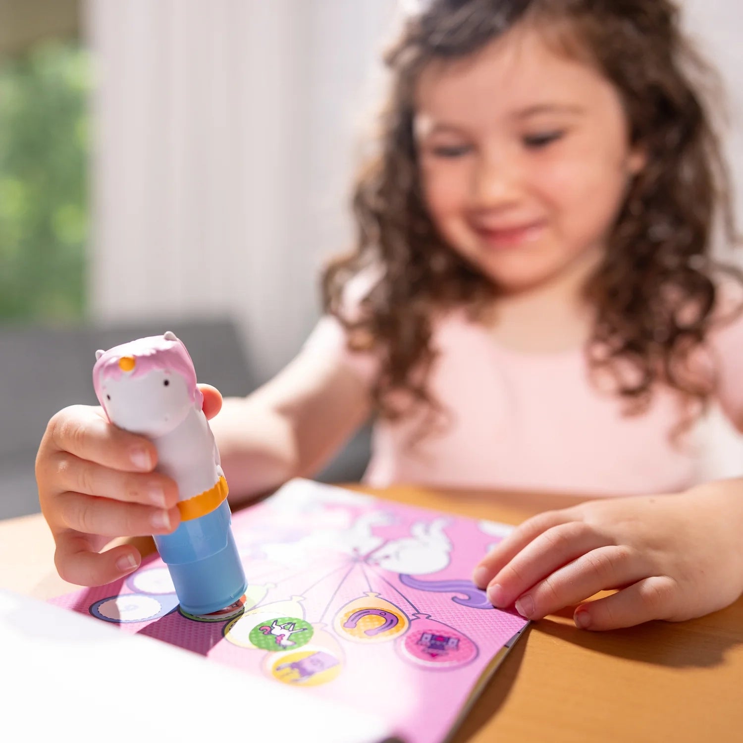 Melissa & Doug Sticker WOW! Activity Pad & Sticker Stamper (8 Titles) - Pupsik Singapore
