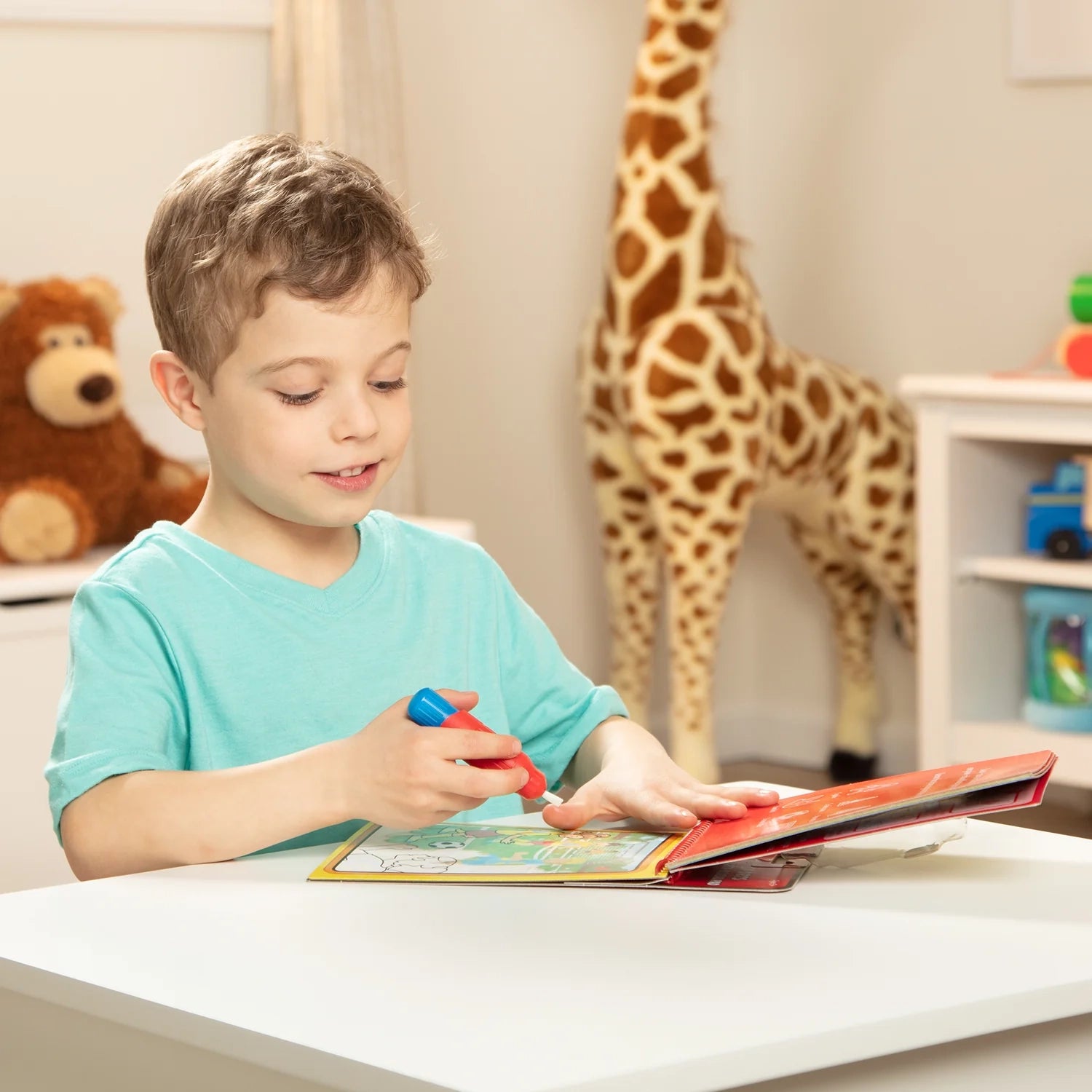 Melissa & Doug Water Wow! Brush Colouring Pad (13 Titles) - Pupsik Singapore