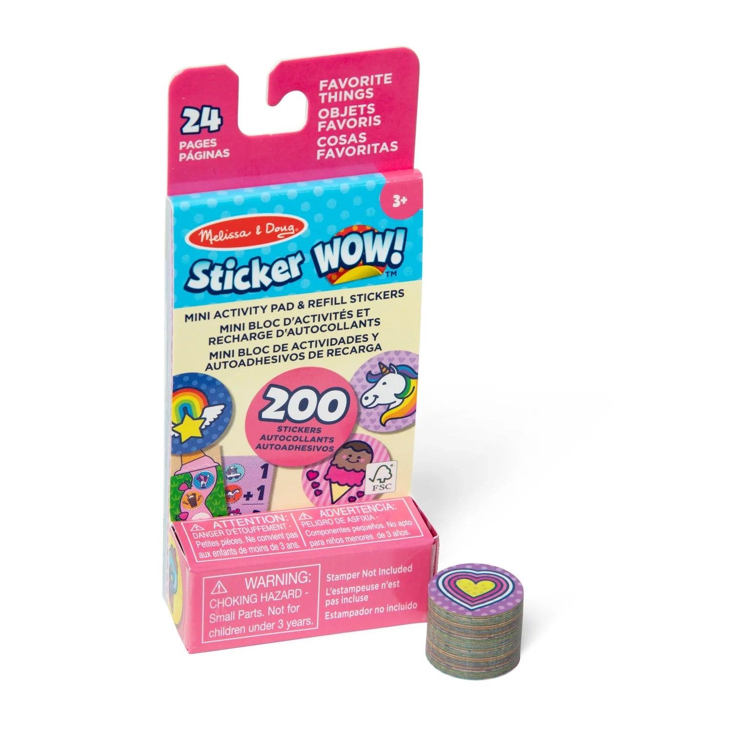 Melissa & Doug Refill Stickers for Stamper (4 Designs) - Pupsik Singapore