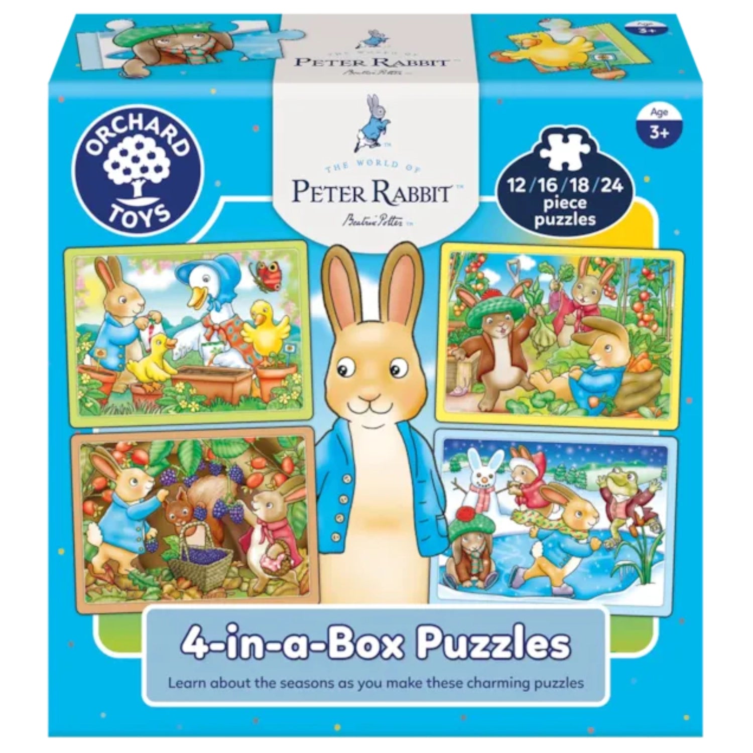 Orchard Toys Peter Rabbit 4-in-a-Box Puzzles | 3Y+ - Pupsik Singapore
