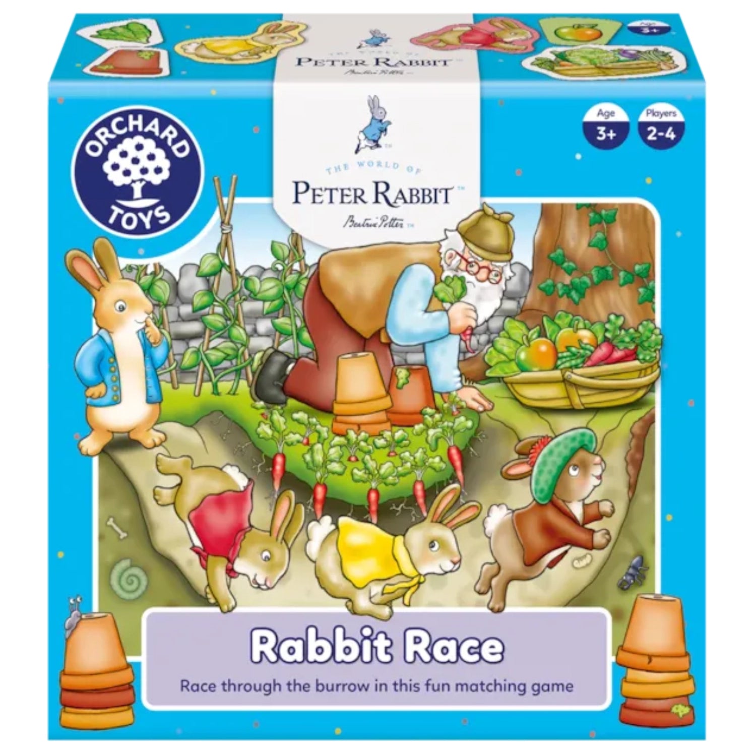 Orchard Toys Peter Rabbit Rabbit Race Game | 3Y+ - Pupsik Singapore