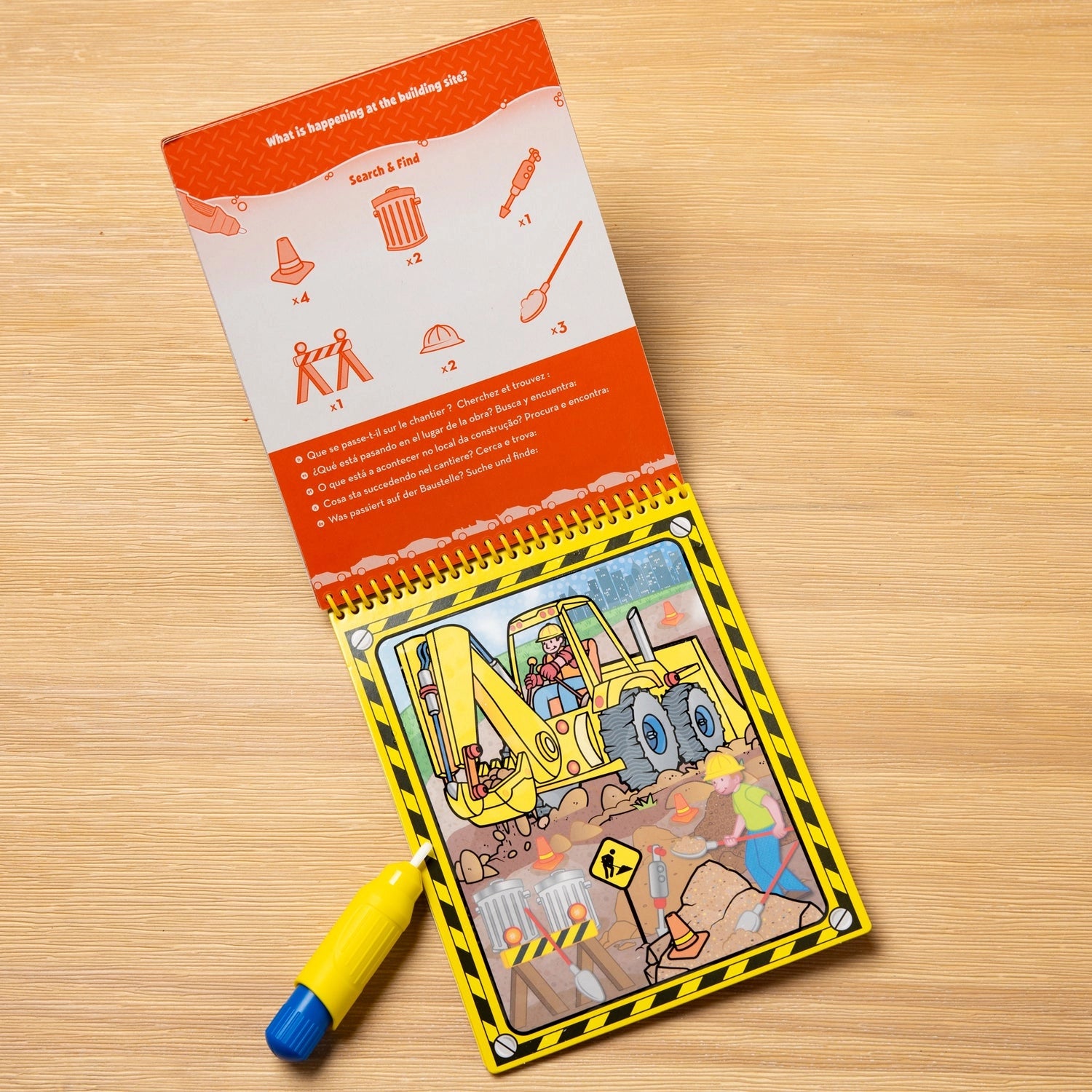 Melissa & Doug Water Wow! Brush Colouring Pad (x Titles) - Pupsik Singapore