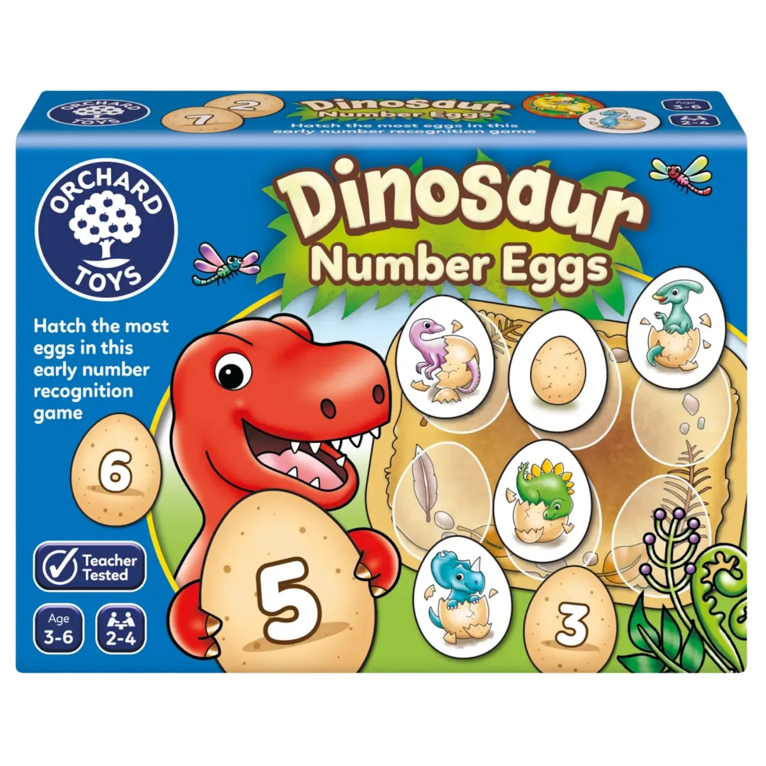 Orchard Toys Dinosaur Numbers Eggs Games | 3Y+ - Pupsik Singapore