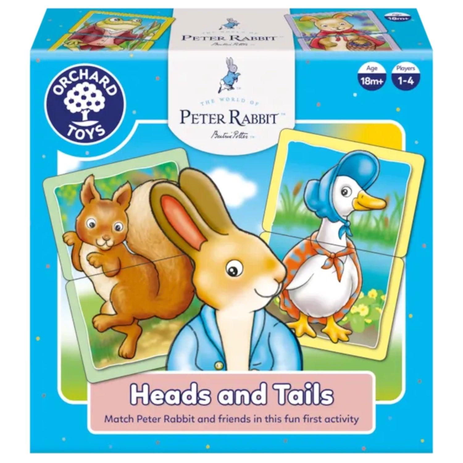 Orchard Toys Peter Rabbit Heads and Tails Game | 18M+ - Pupsik Singapore