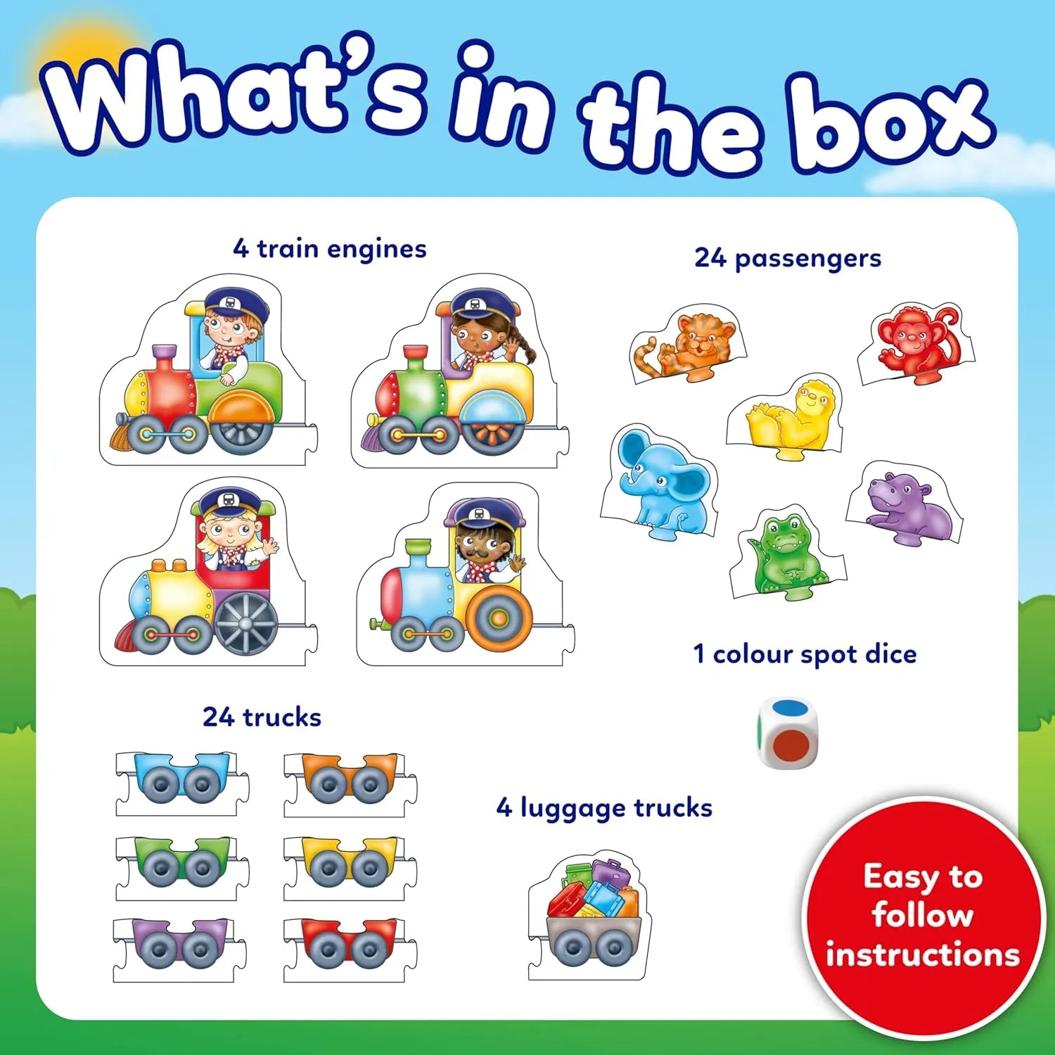 Orchard Toys Colour Match Express Games | 3Y+ - Pupsik Singapore