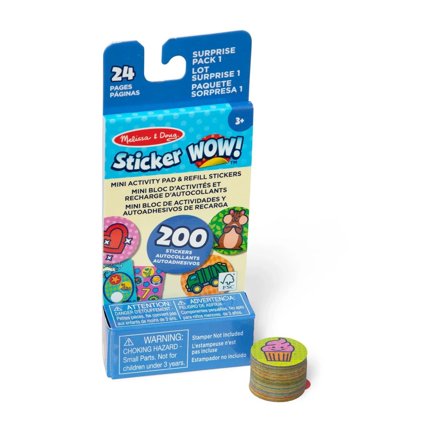 Melissa & Doug Refill Stickers for Stamper (4 Designs) - Pupsik Singapore
