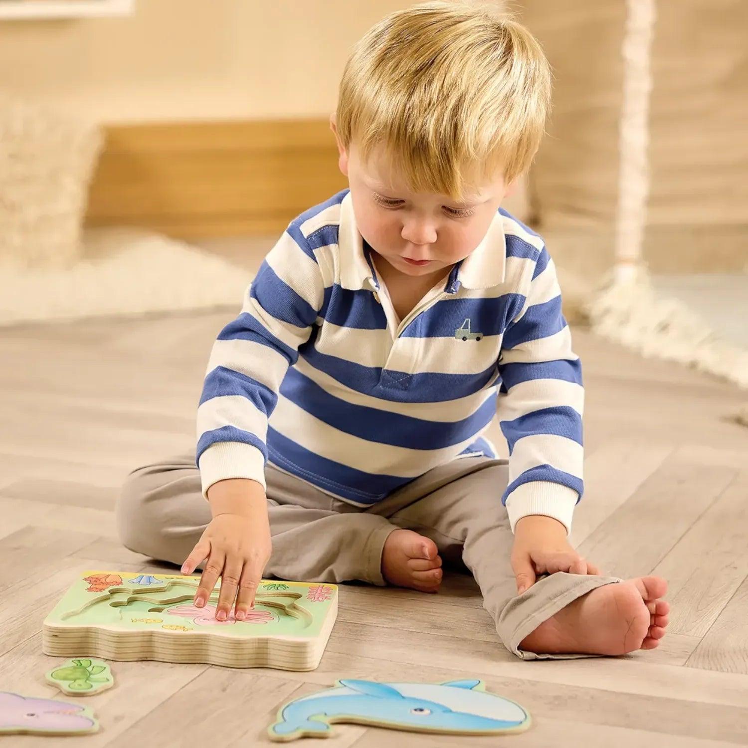 Orchard Toys Under The Sea Wooden Nesting Puzzle | 1Y+ - Pupsik Singapore