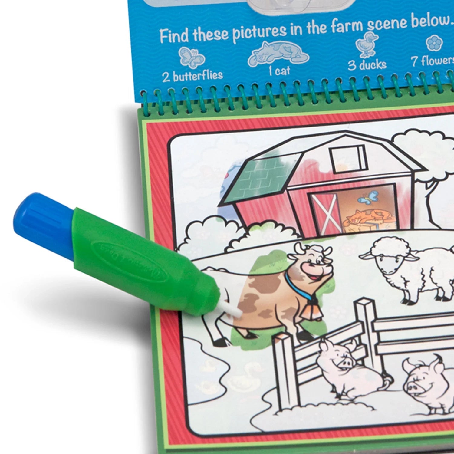 Melissa & Doug Water Wow! Brush Colouring Pad (x Titles) - Pupsik Singapore