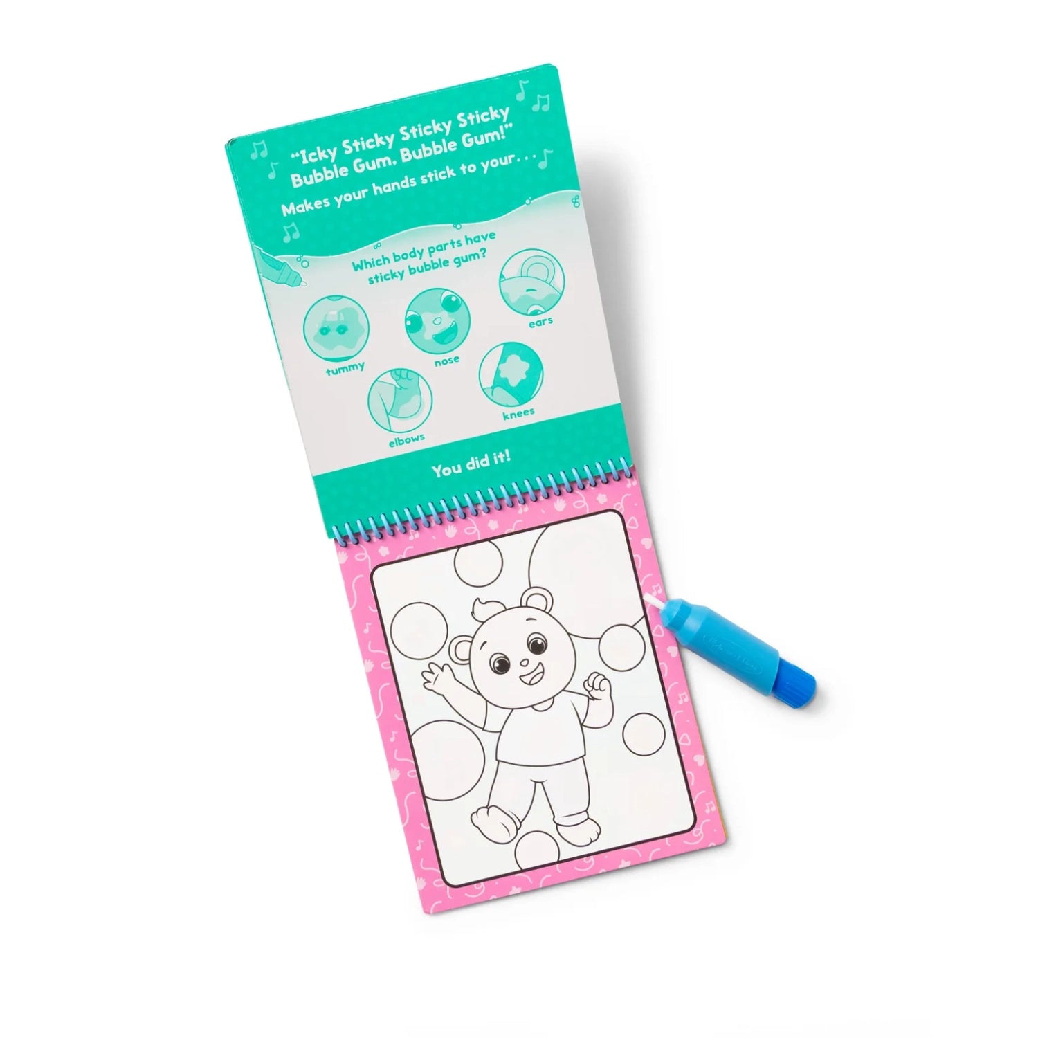 Melissa & Doug Water Wow! Brush Colouring Pad (13 Titles) - Pupsik Singapore