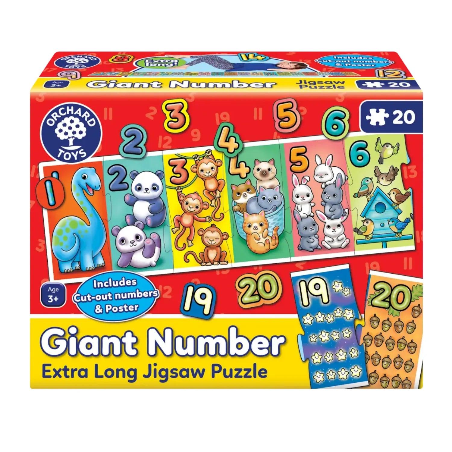 Orchard Toys Giant Numbers Jigsaw Puzzle | 3Y+ - Pupsik Singapore