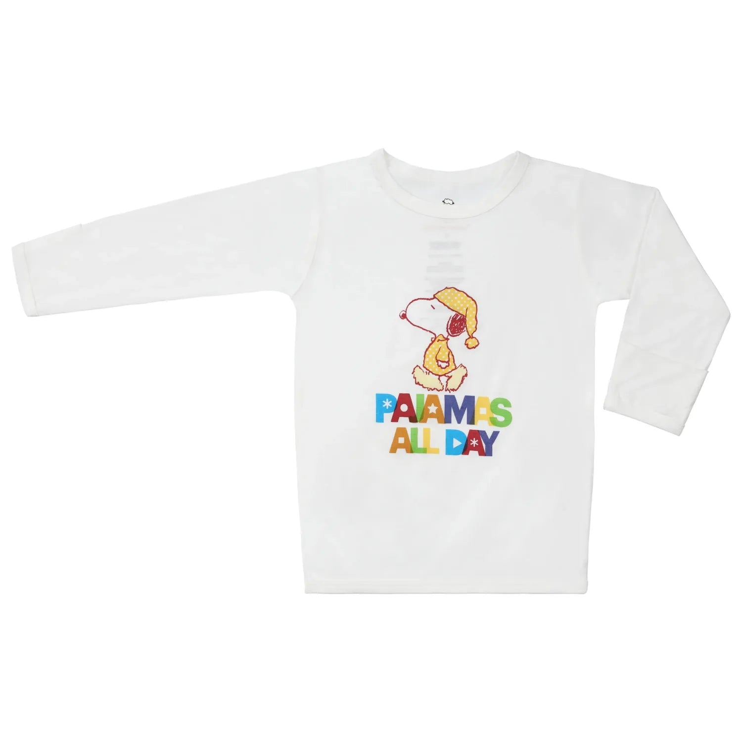 Baa Baa Sheepz Baby Long Sleeve Pyjama Set - Snoopy S20 White (4 Sizes) - Pupsik Singapore