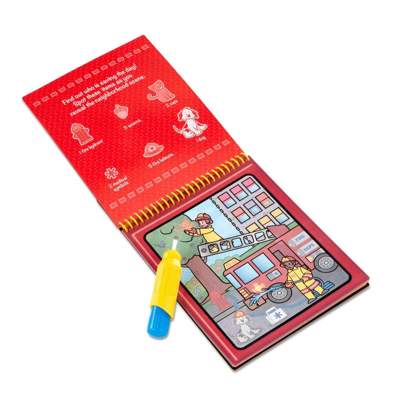 Melissa & Doug Water Wow! Brush Colouring Pad (x Titles) - Pupsik Singapore