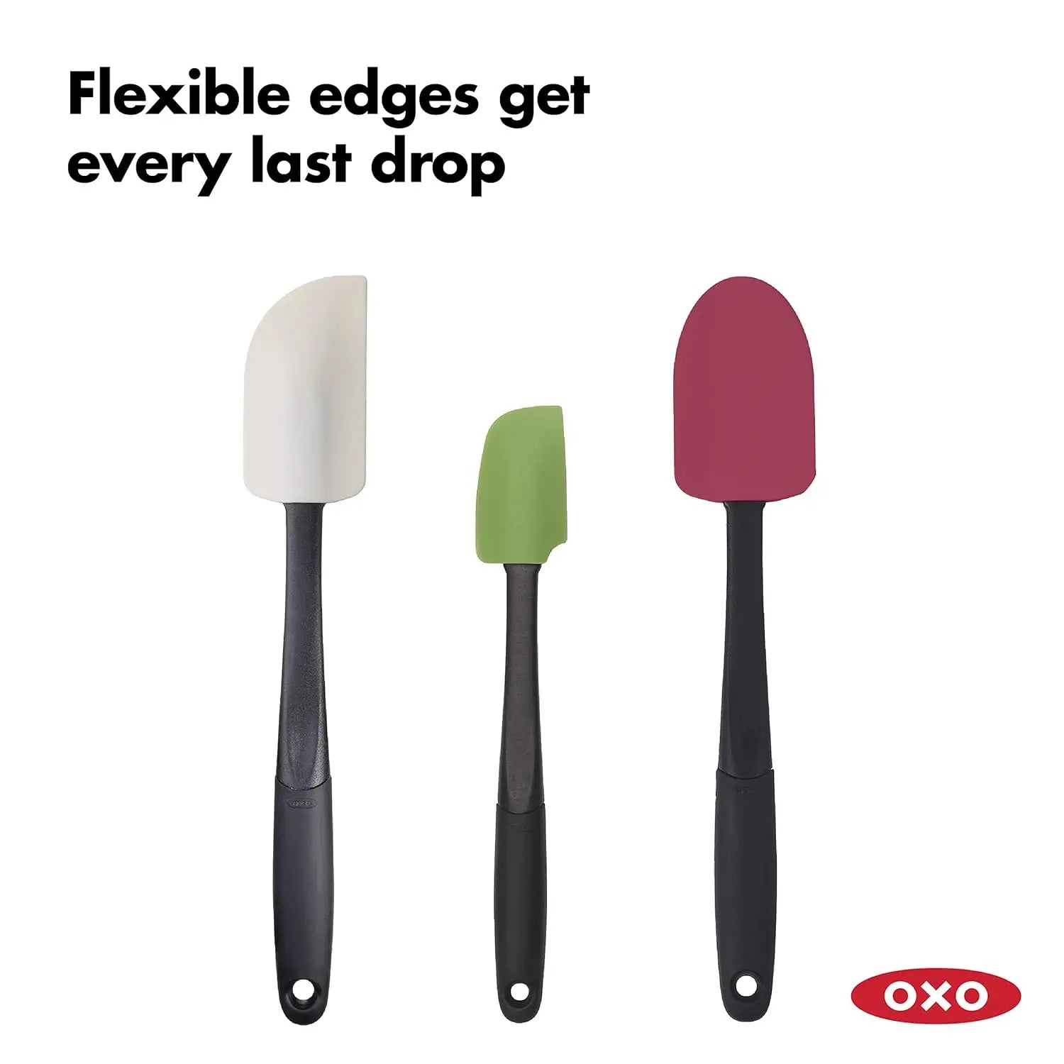 OXO Good Grips 3-Piece Silicone Spatula Set - Pupsik Singapore