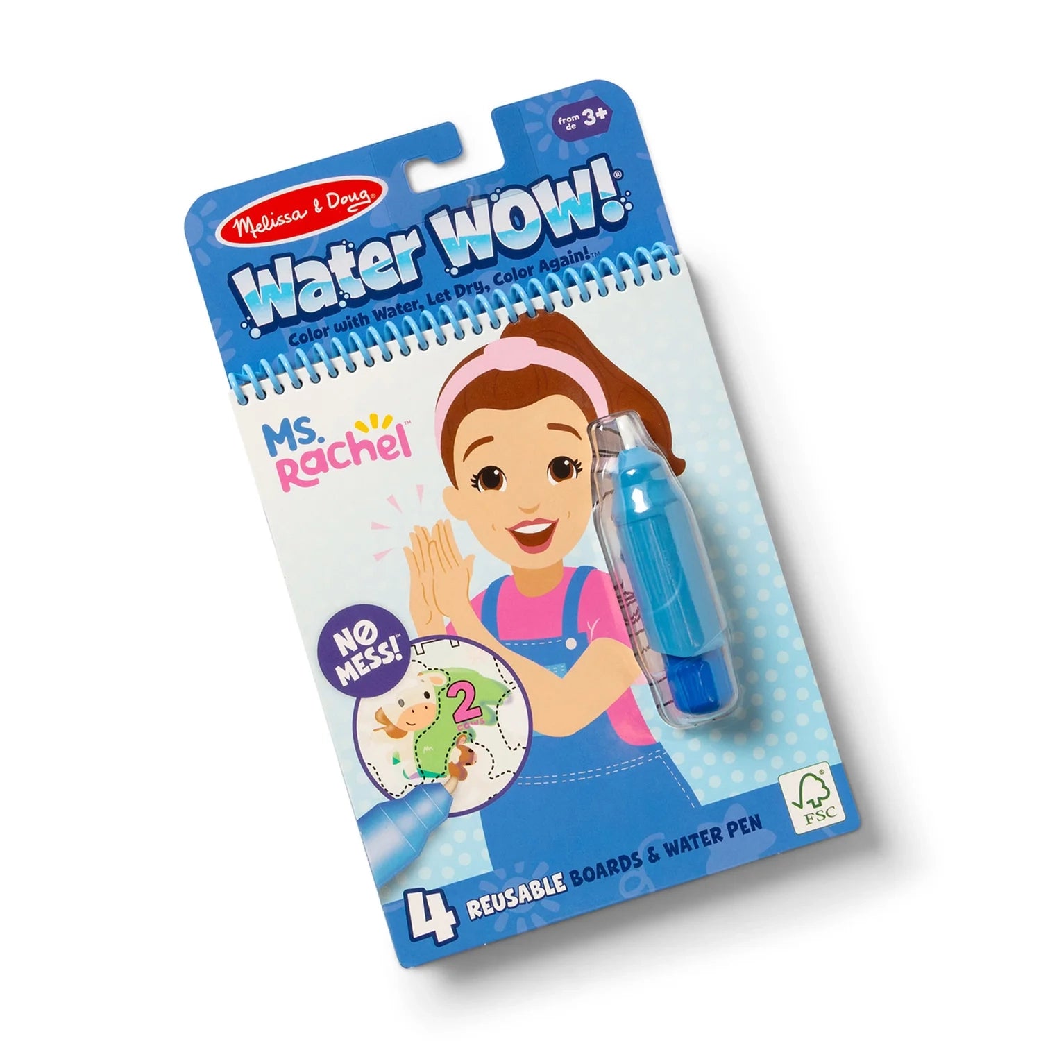 Melissa & Doug Water Wow! Brush Colouring Pad (13 Titles) - Pupsik Singapore