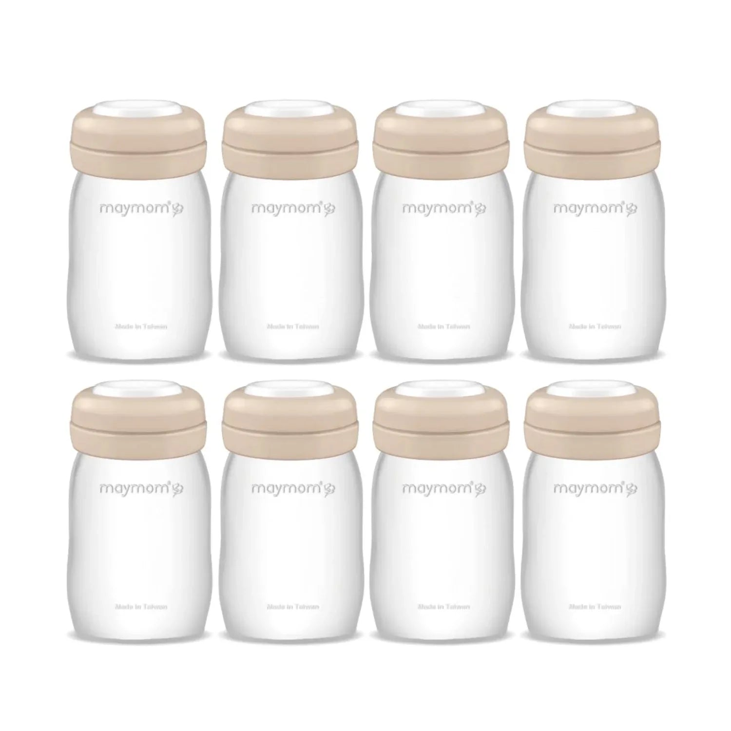 Maymom Wide-Neck Breastmilk Storage Bottles for Spectra 8pk, 160ml (3 Colors) - Pupsik Singapore
