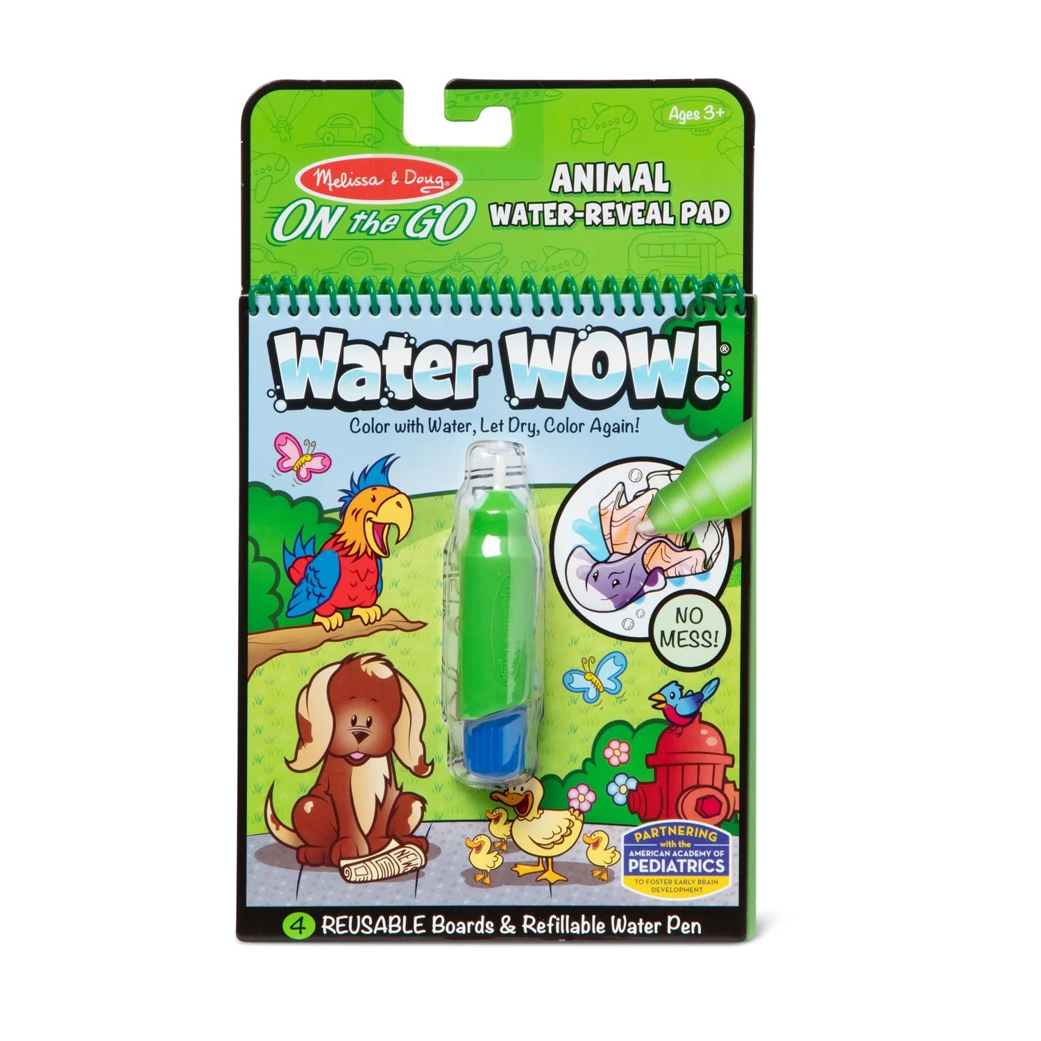 Melissa & Doug Water Wow! Brush Colouring Pad (13 Titles) - Pupsik Singapore