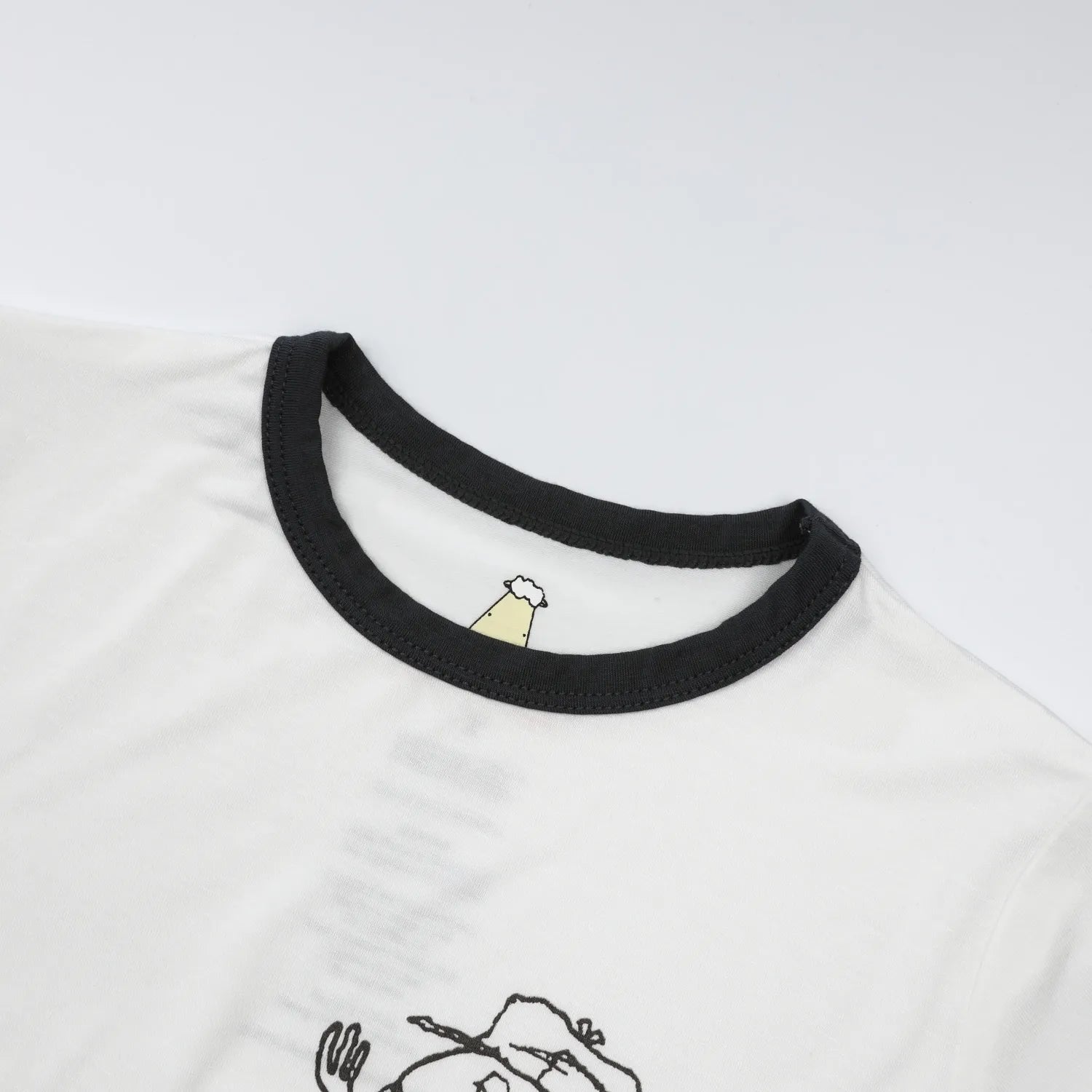 Baa Baa Sheepz Short Sleeve T-Shirt & Shorts - Snoopy S29 White (4 Sizes) - Pupsik Singapore