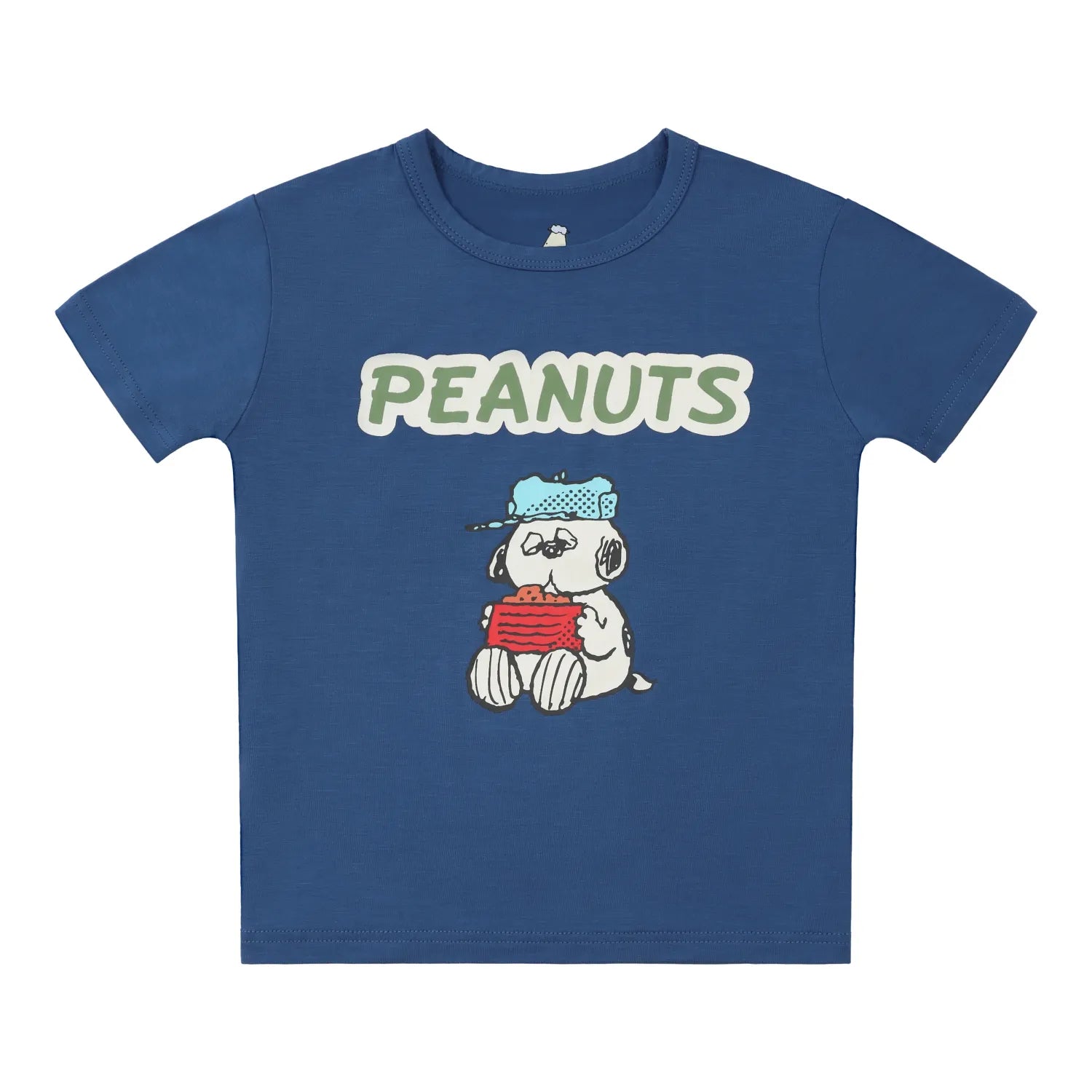 Baa Baa Sheepz Short Sleeve T-Shirt & Shorts - Snoopy S30 Blue (4 Sizes) - Pupsik Singapore