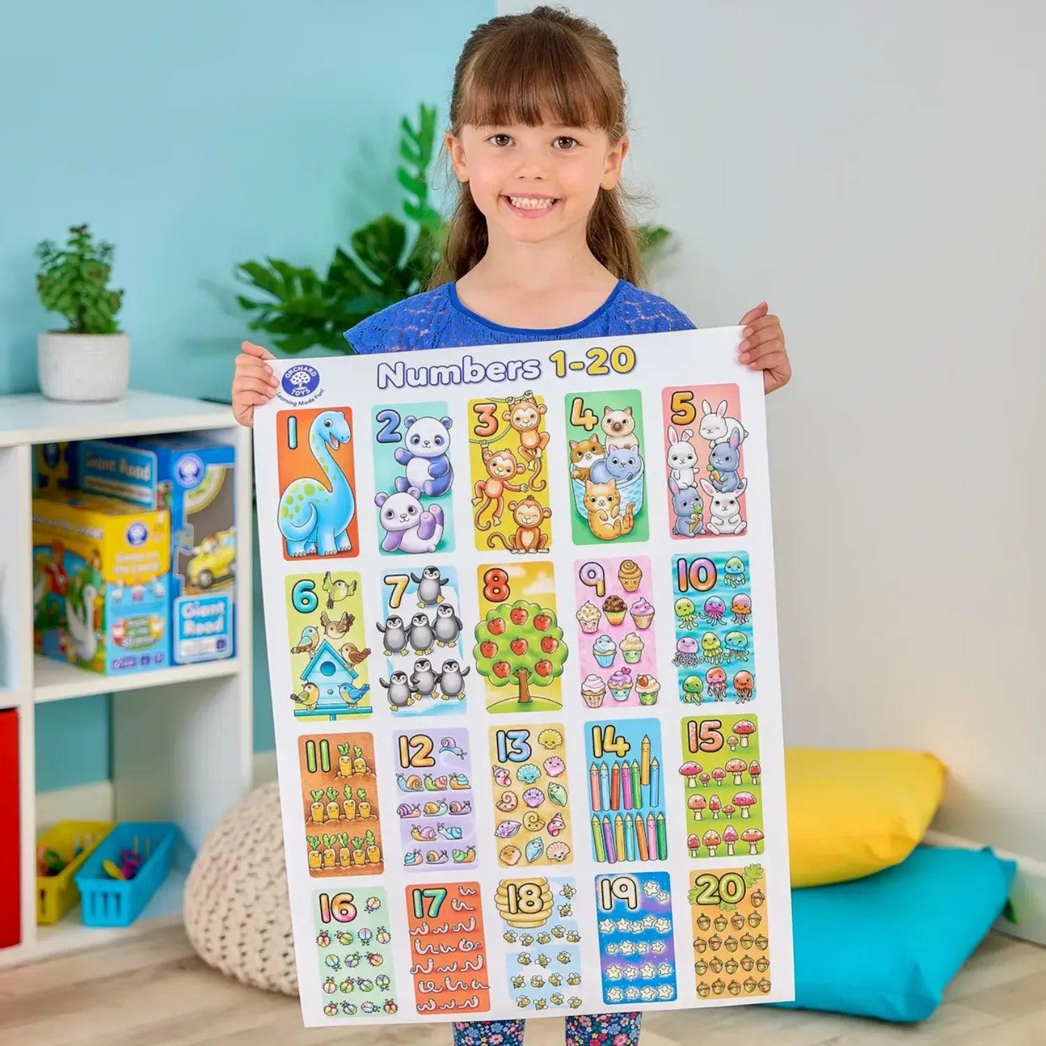 Orchard Toys Giant Numbers Jigsaw Puzzle | 3Y+ - Pupsik Singapore