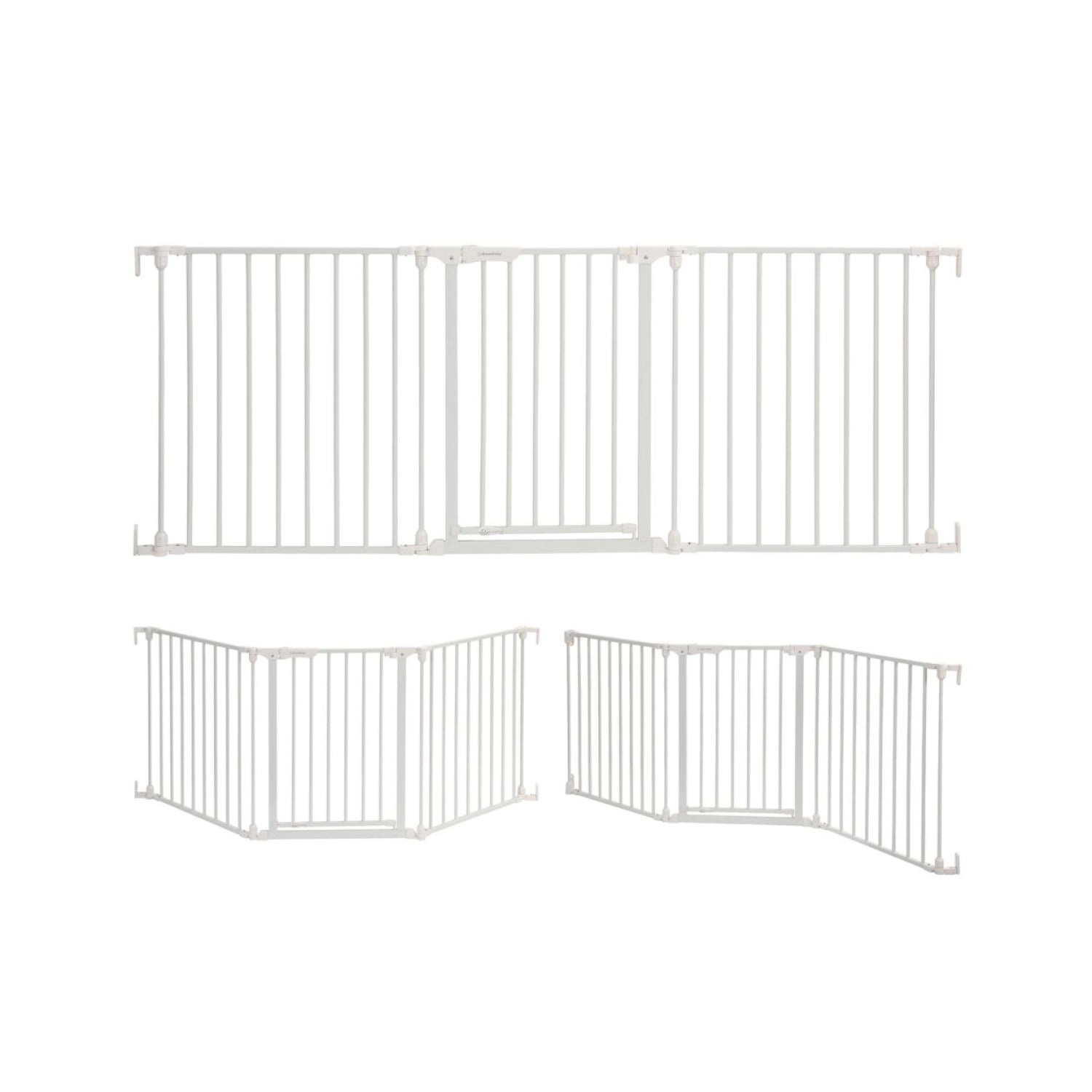 Dreambaby Discovery 76.5" Extra Wide 3 Panel Adapta-Gate (for 74.5-195cm)| Baby Safety Gate - Pupsik Singapore
