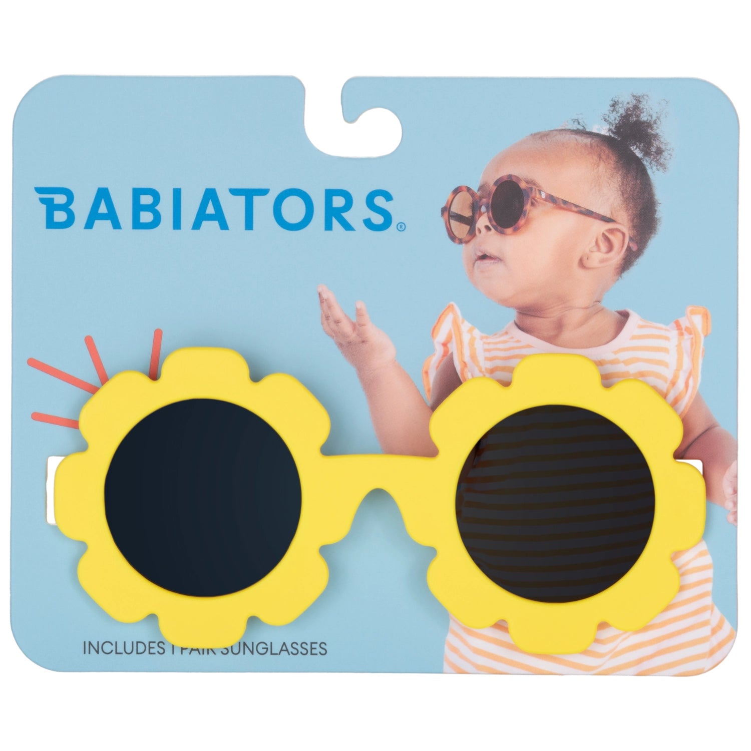 Babiators Original Flower Sunglasses, 2 Sizes (Neon Yellow) | 0-5Y - Pupsik Singapore