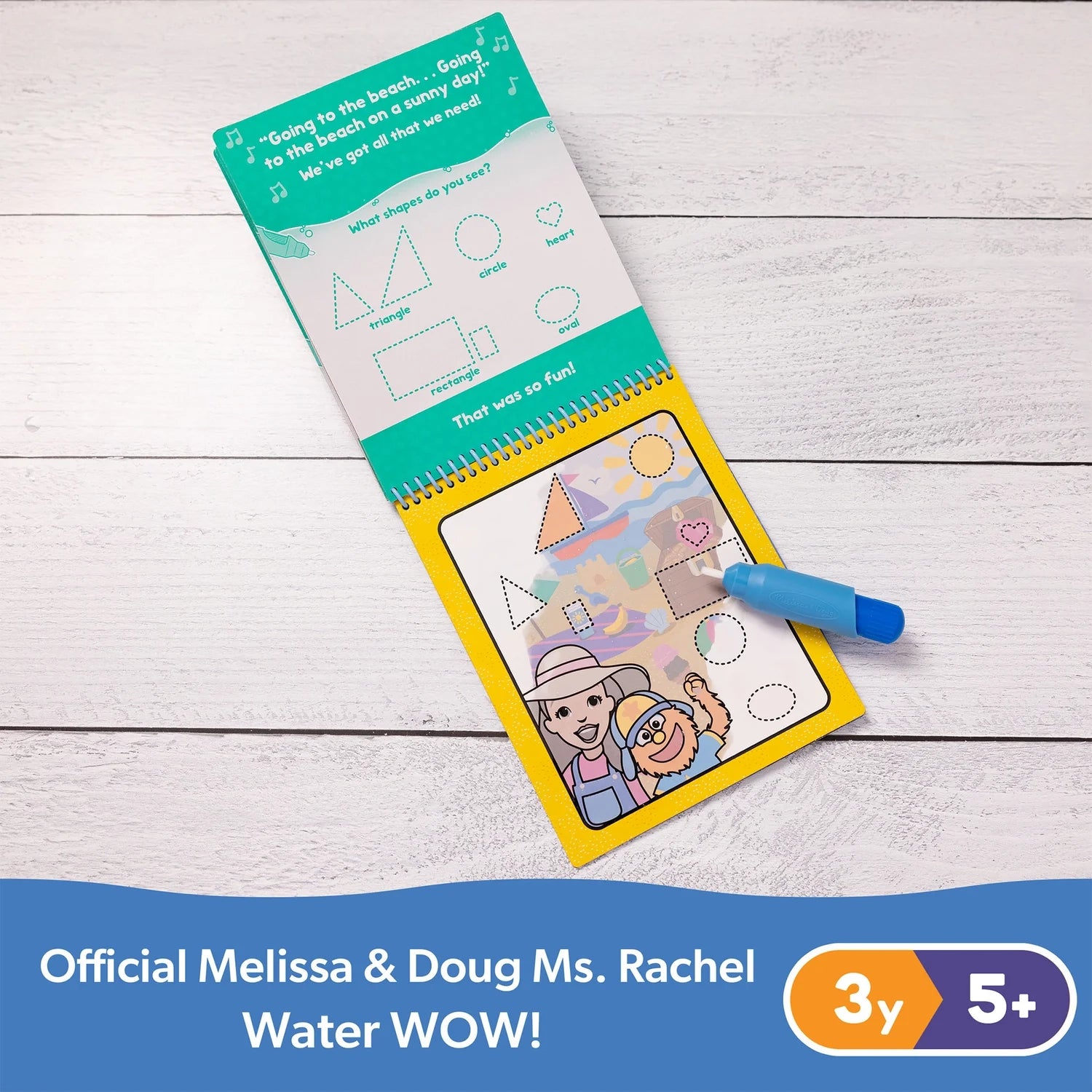 Melissa & Doug Water Wow! Brush Colouring Pad (13 Titles) - Pupsik Singapore