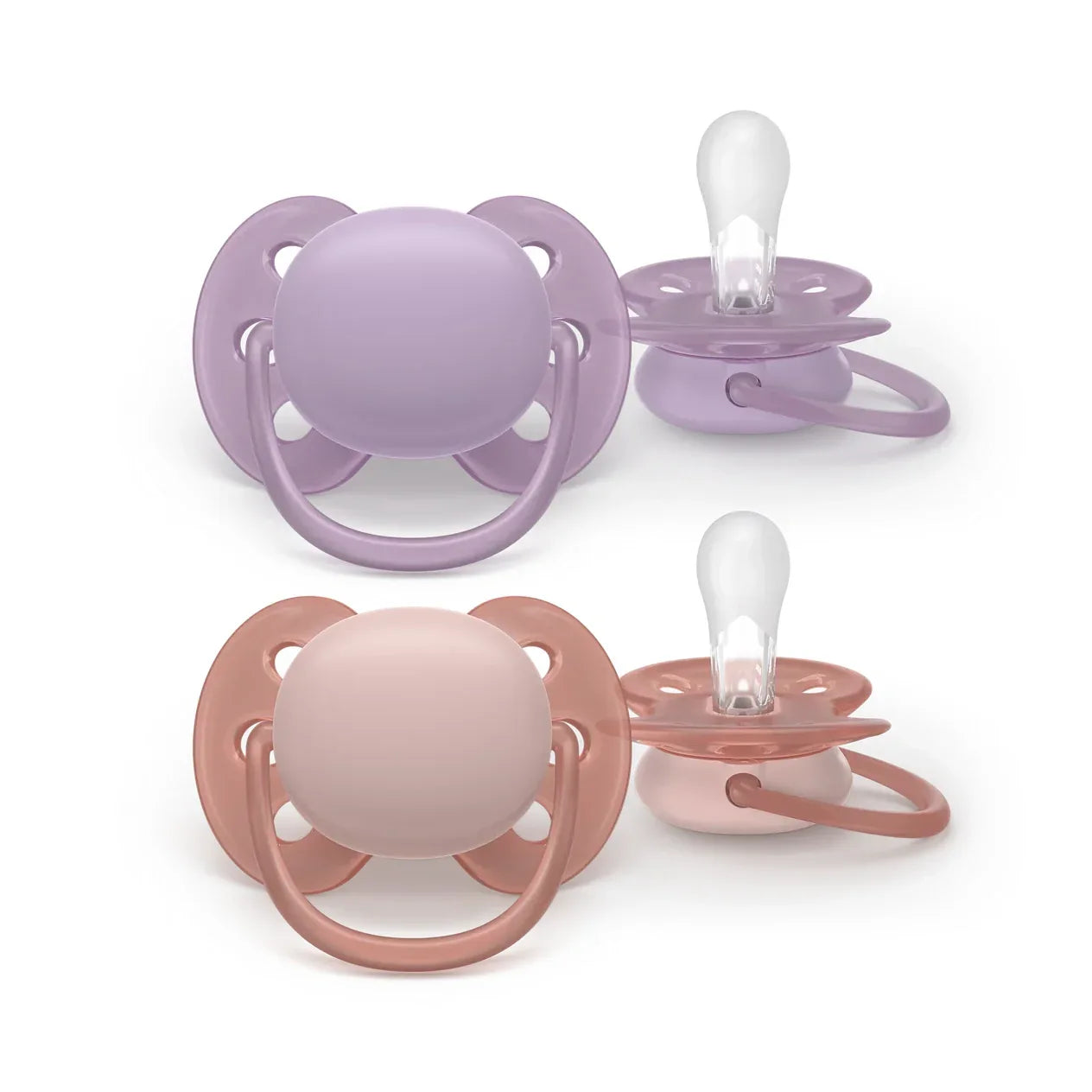 Philips Avent Ultra Soft Pacifiers, 2pk - 3 Sizes (11 Designs) - Pupsik Singapore