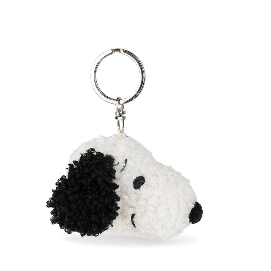 Peanuts Snoopy ECO Tiny Teddy Cream Plush Keychain (4.5cm) - Pupsik Singapore