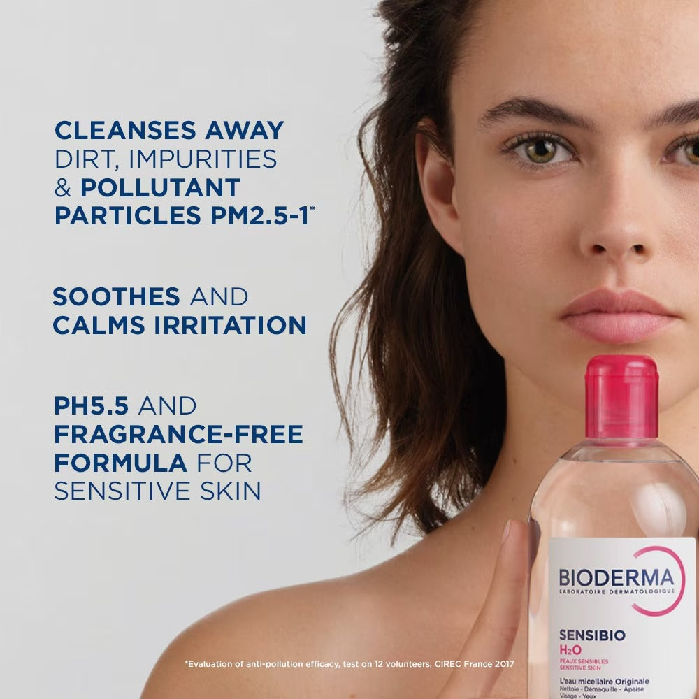 Bioderma Sensibio H2O Make-up Removing Micellar Solution, 100/500ml