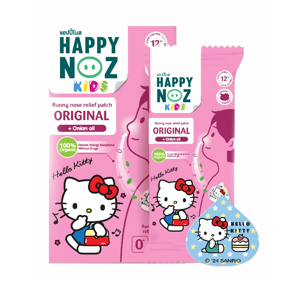 Happy Noz Organic Onion Sticker Patch For Kids, 6pcs - Original Hello Kitty (Exp 03/27)