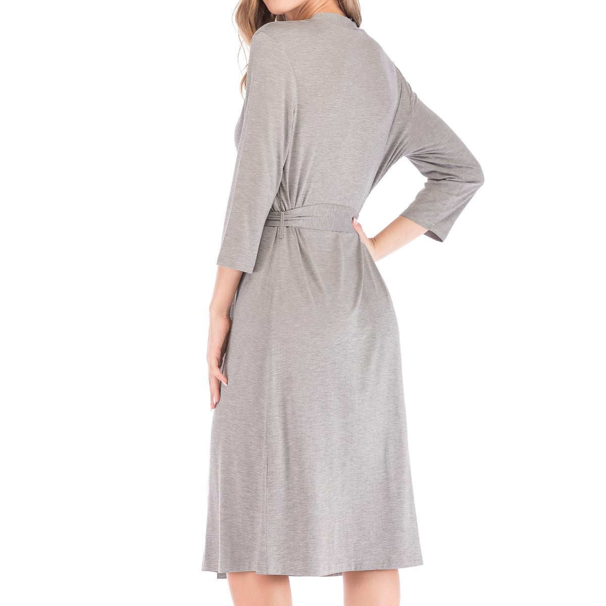 MPJ Bamboo Mom Robe - Grey (4 sizes)