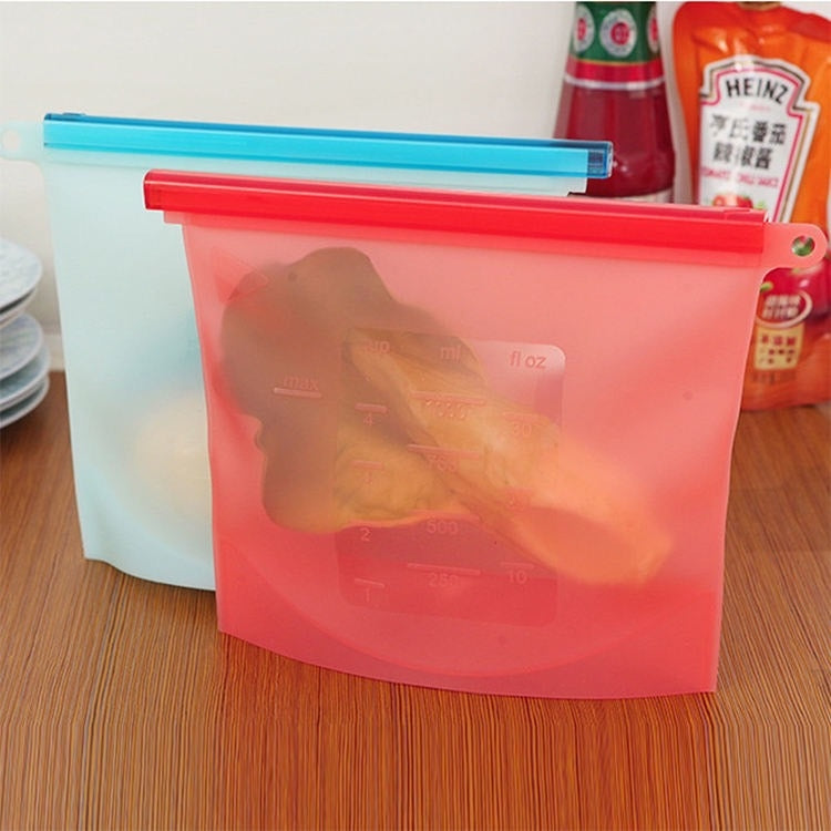 Biomom Leakproof Silicone Food Storage Bag - Clear (3 Sizes)
