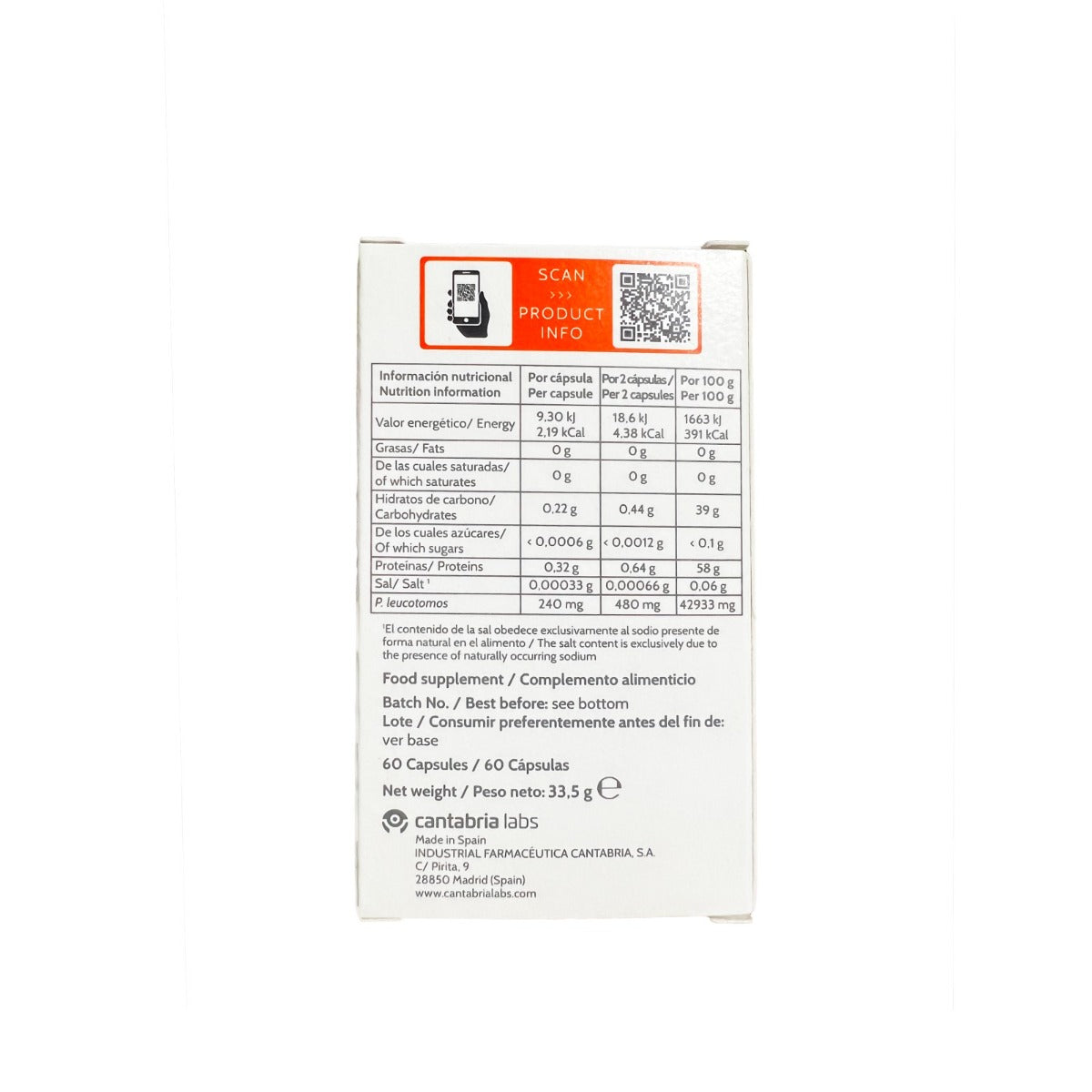 Heliocare Oral Capsules Sunscreen, EU (60 caps) - exp 05/27
